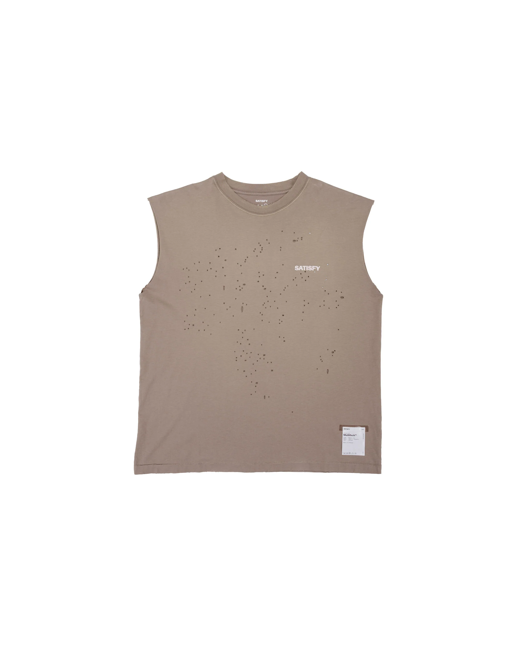 SATISFY MothTech Muscle Tee Sun Bleached Falcon SAB