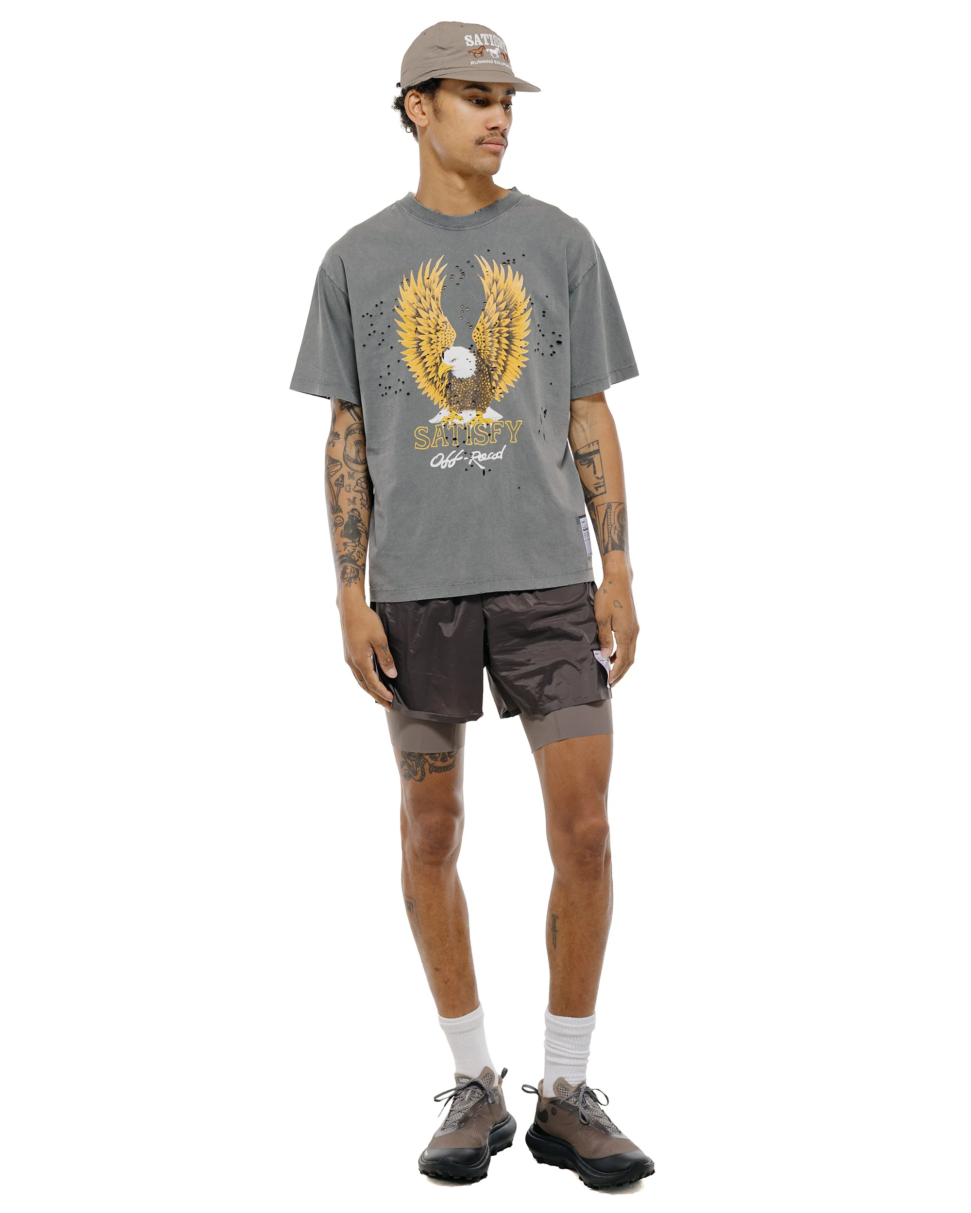 SATISFY TechSilk 8 Shorts Quicksand - Image 4