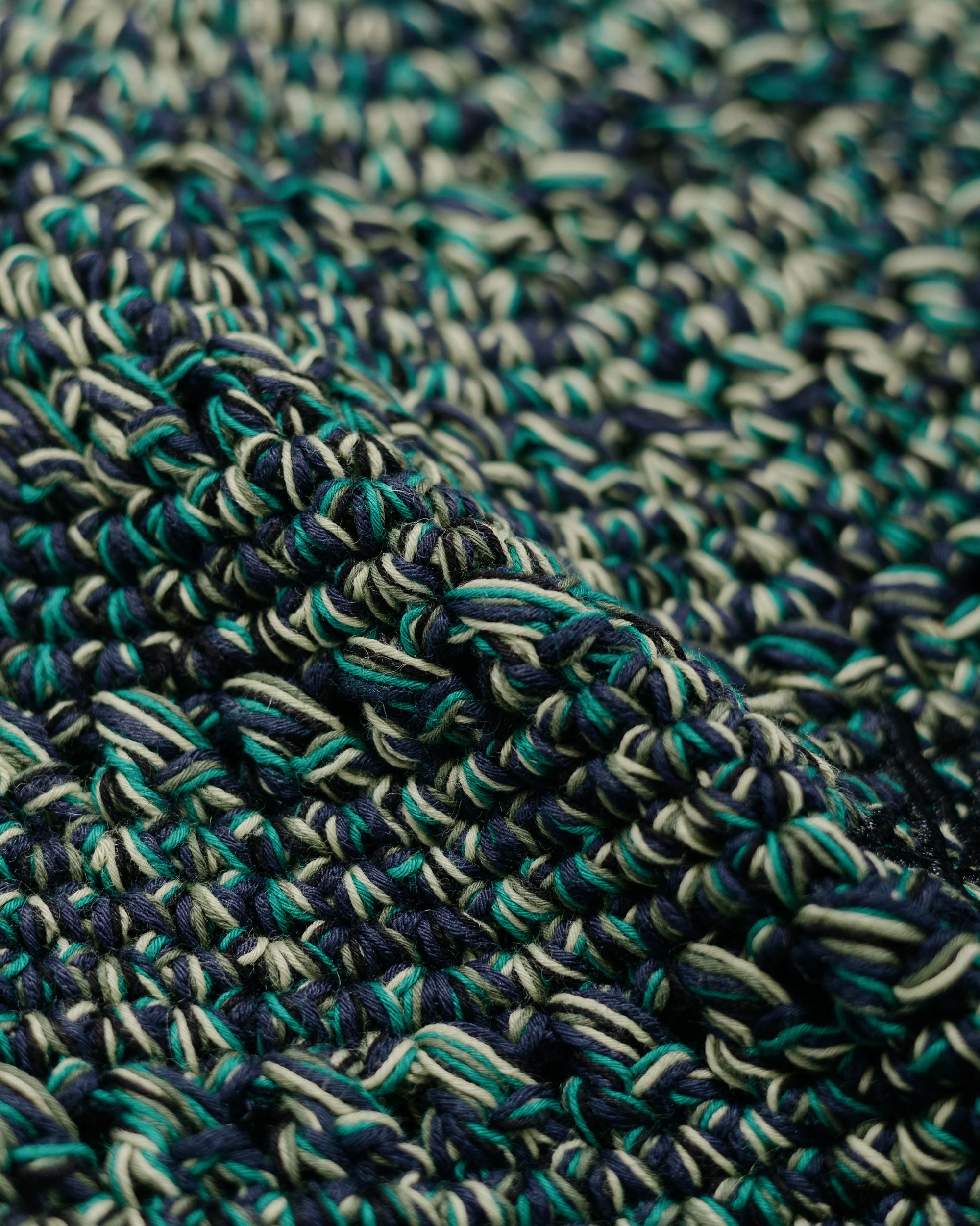 Stüssy Hemp Stock Knit Bucket Hat Multi Green - Image 2