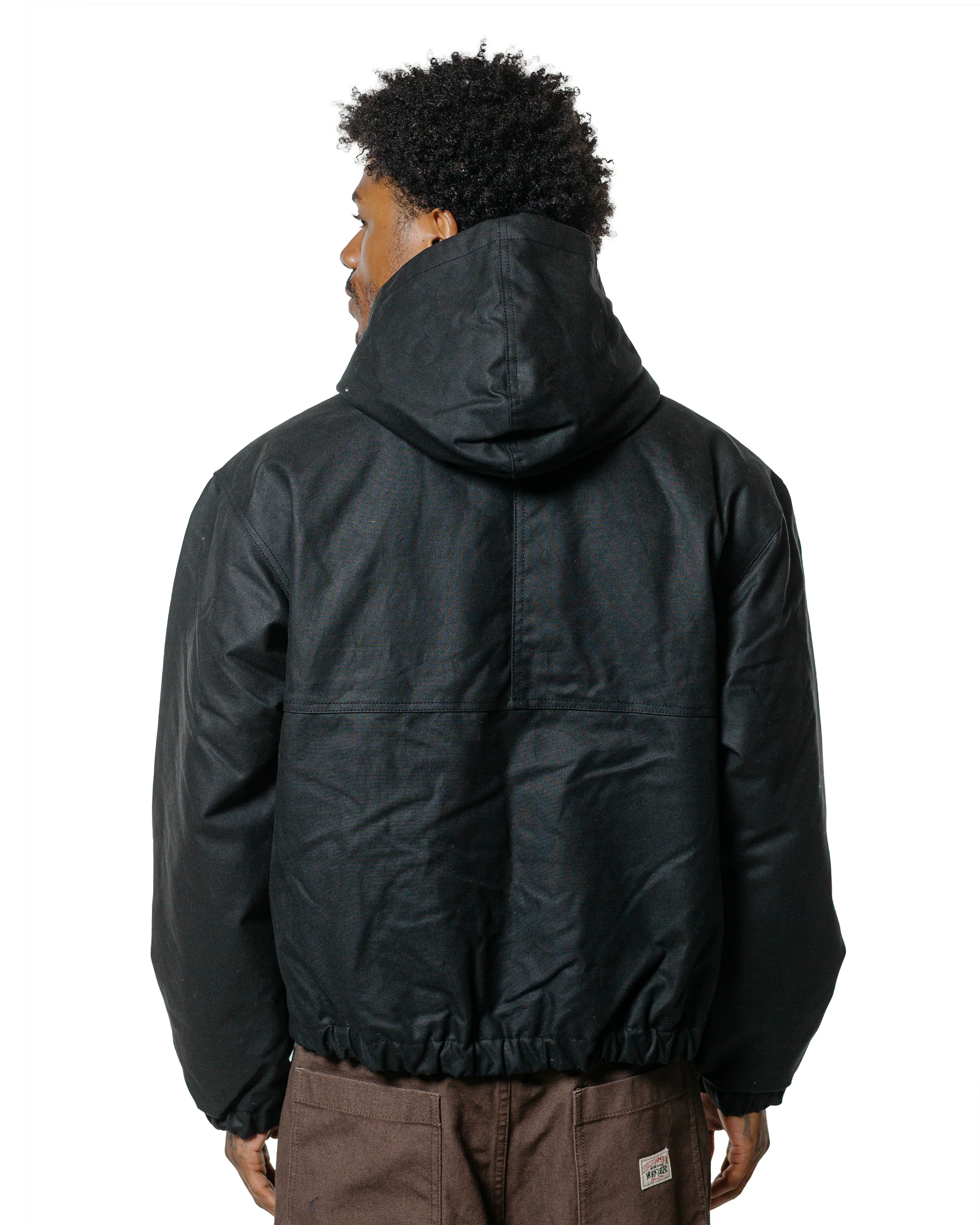 Stüssy Work Jacket Waxed Cotton Black - Image 3