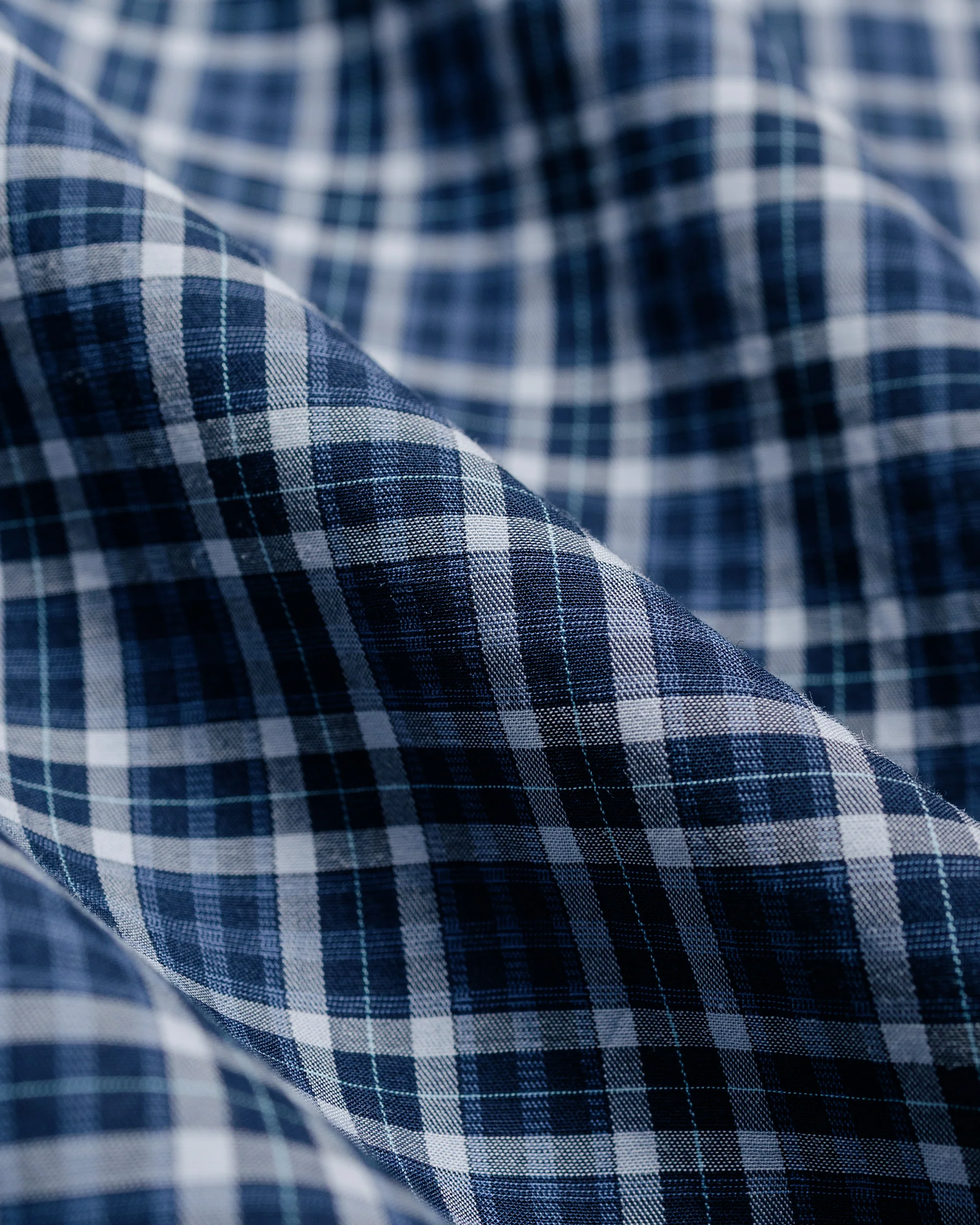 Tekla Fine Twill Pyjama Pants Lanegan Checks - Image 6