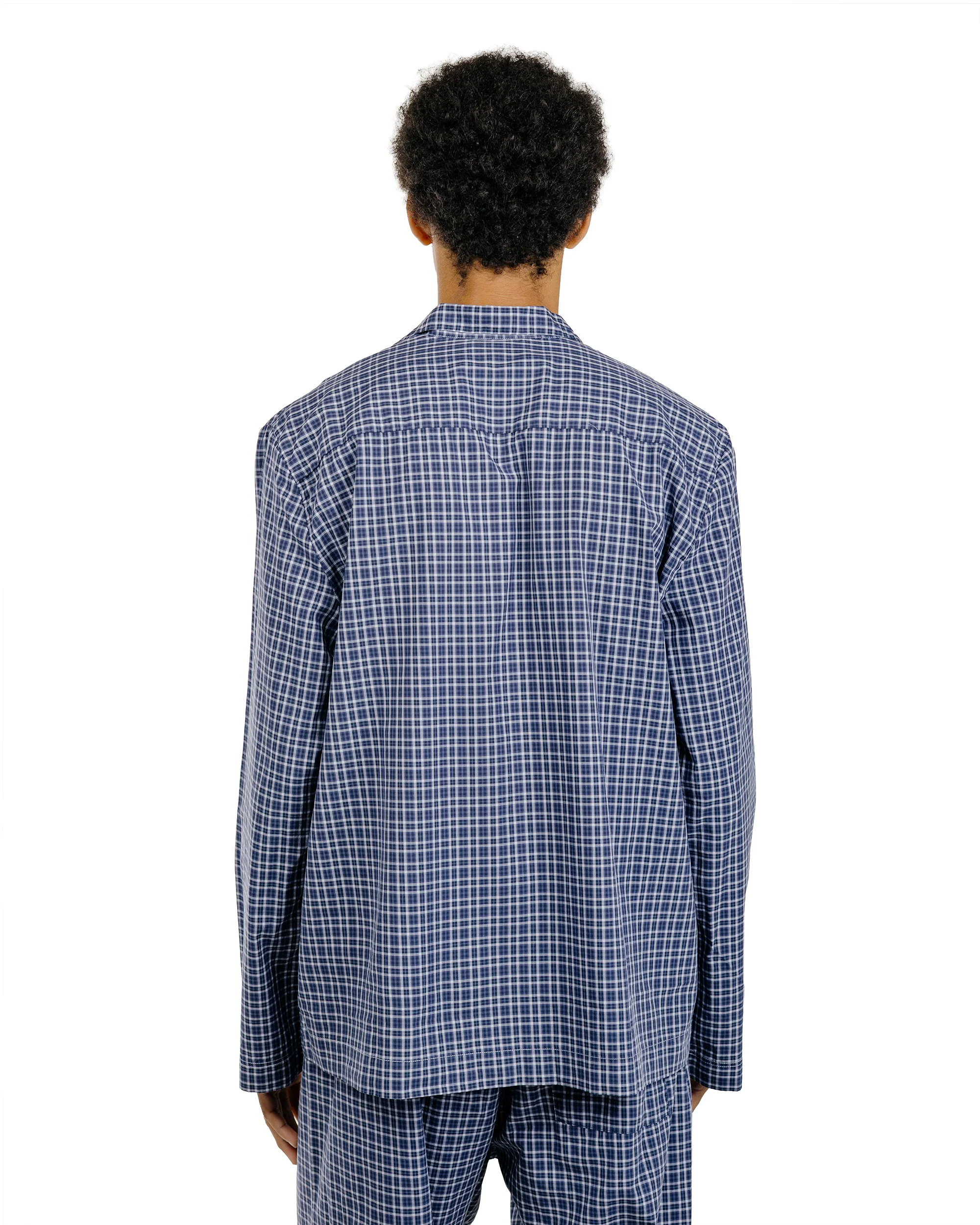 Tekla Fine Twill Pyjama Shirt Lanegan Checks - Image 3
