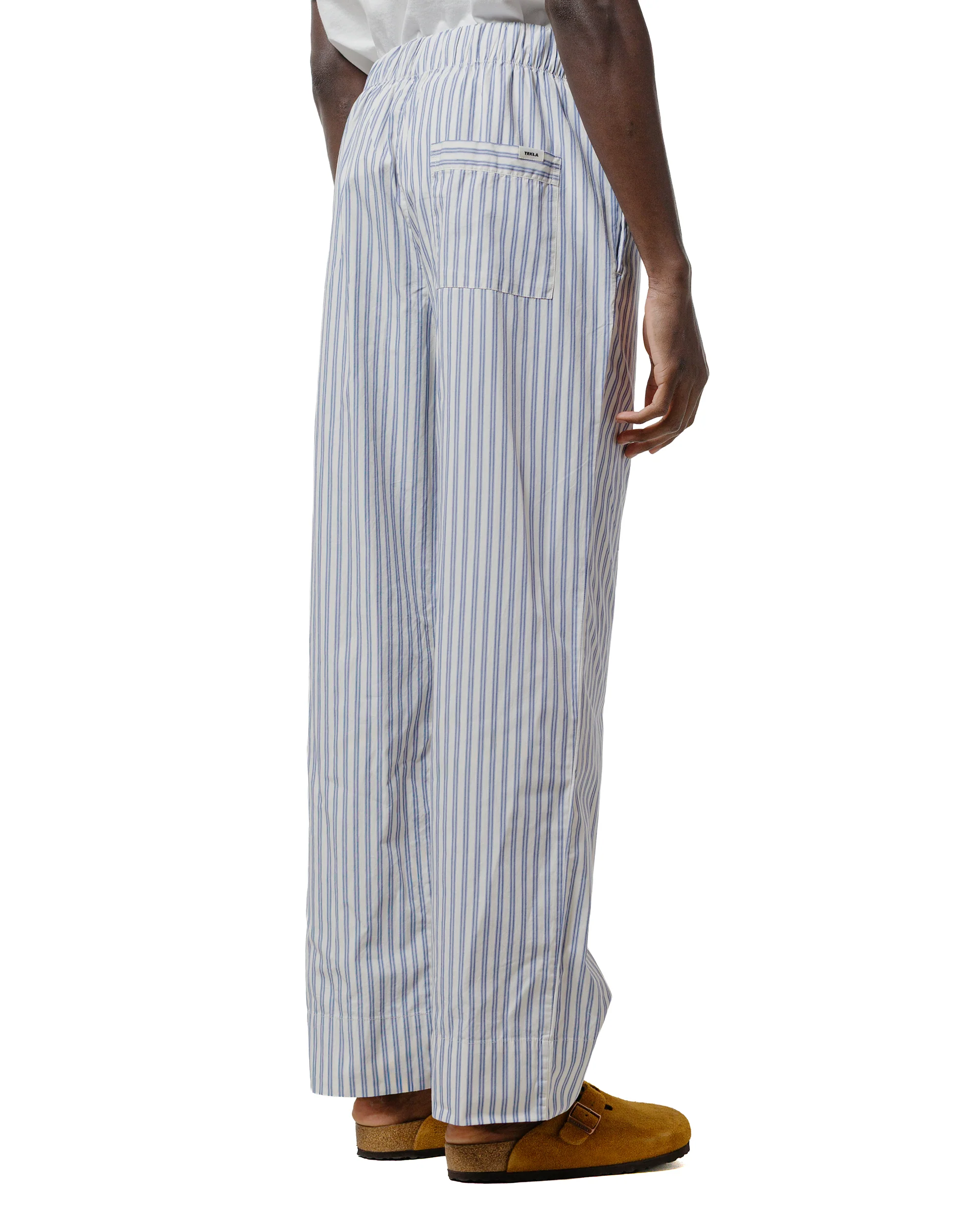 Tekla Poplin Pyjama Pants Skagen Stripes - Image 3