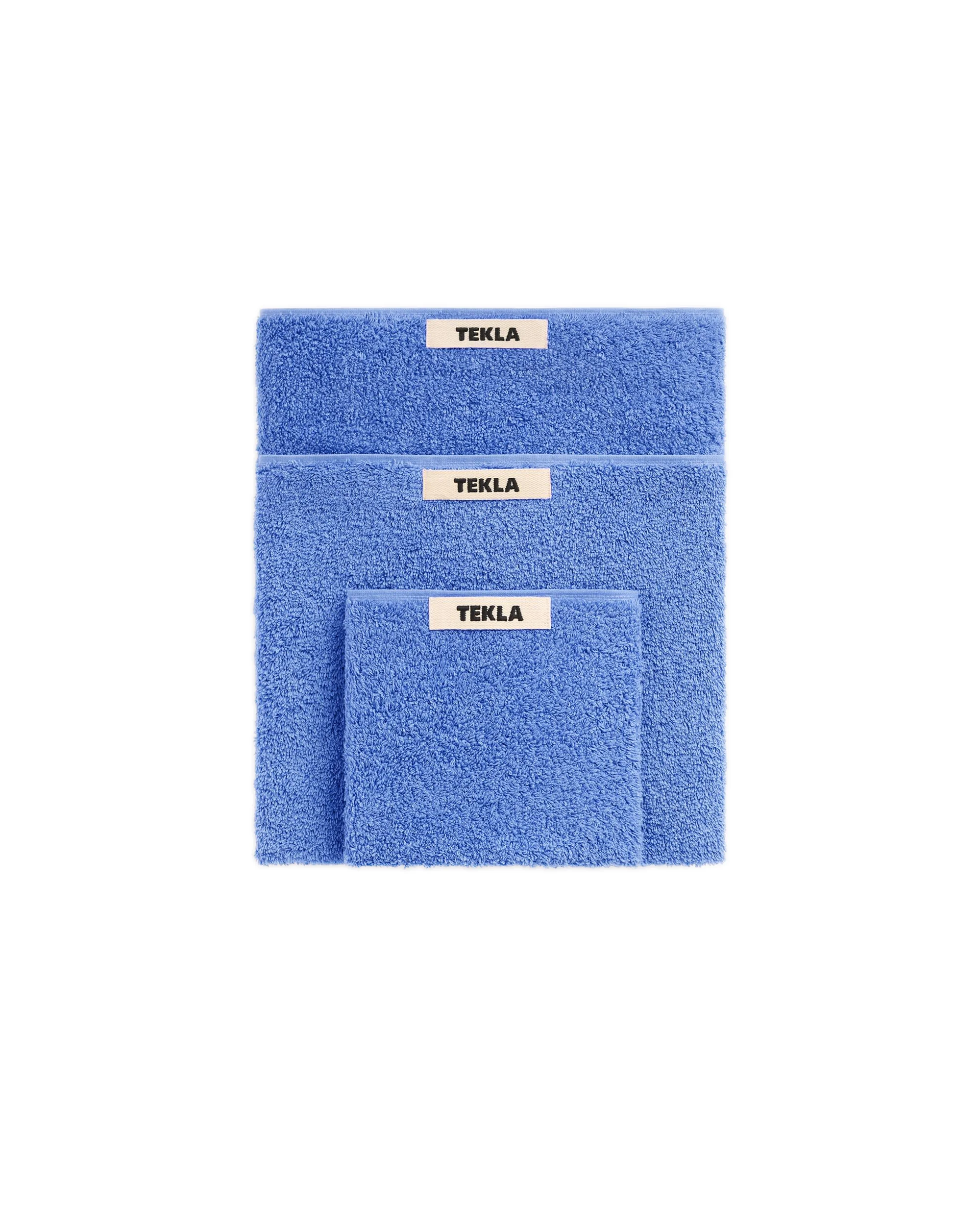 Tekla Terry Bath Towel Clear Blue