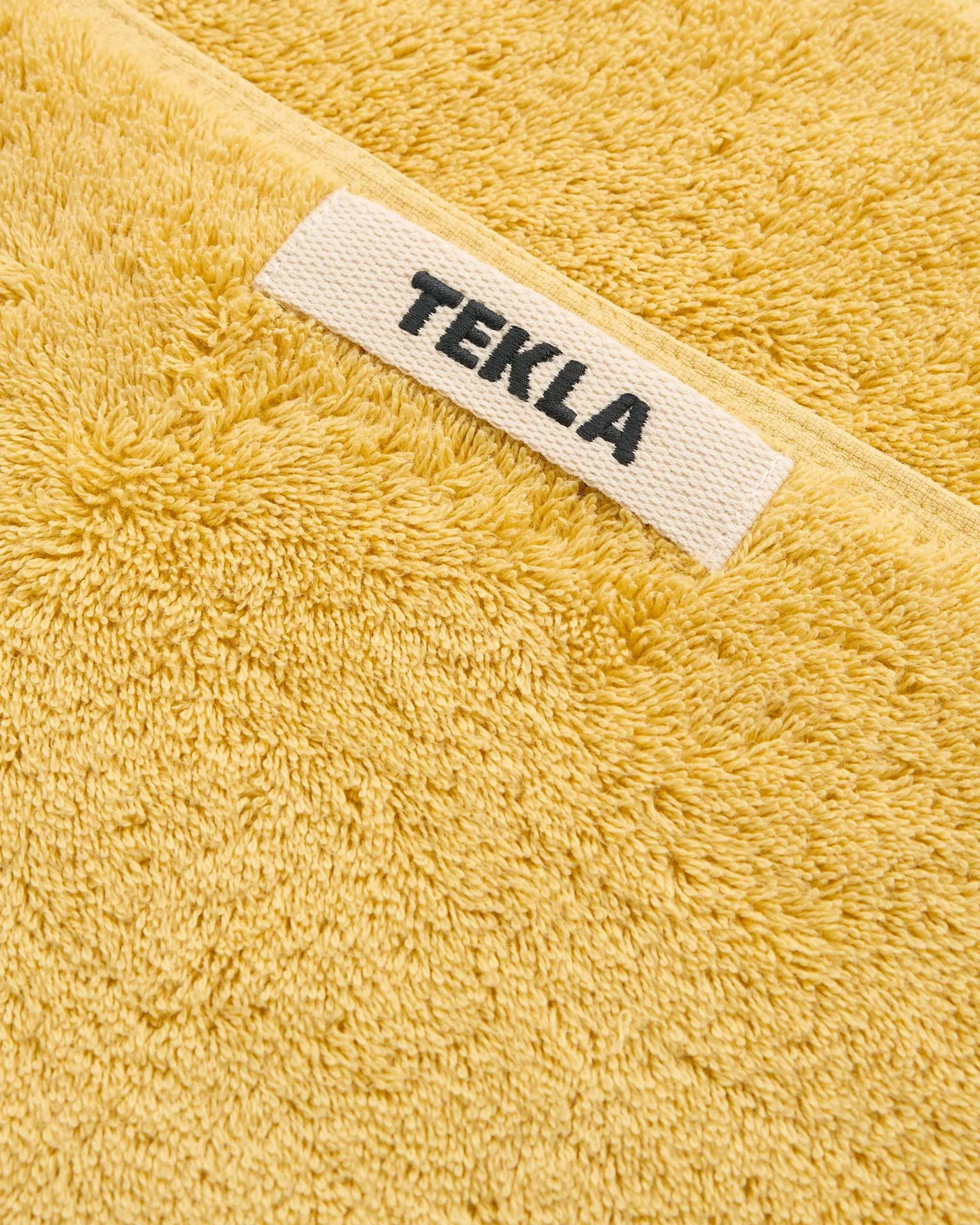 Tekla Terry Bath Towel Ochre - Image 3