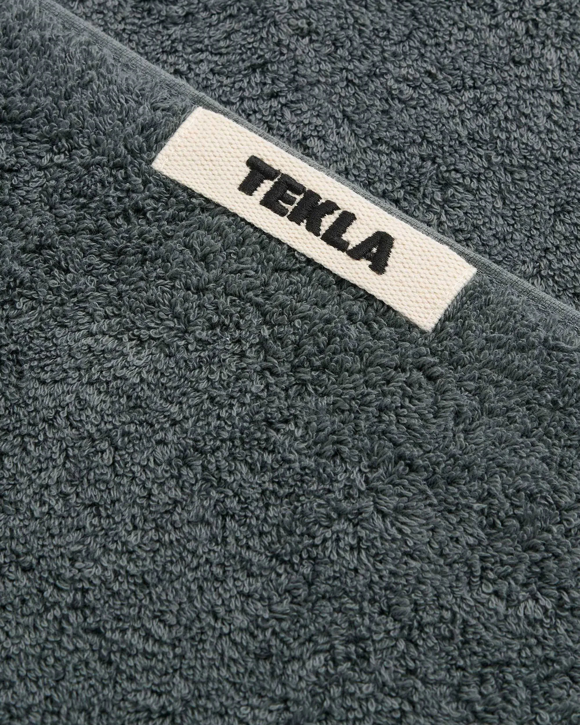 Tekla Terry Hand Towel Charcoal Grey - Image 2