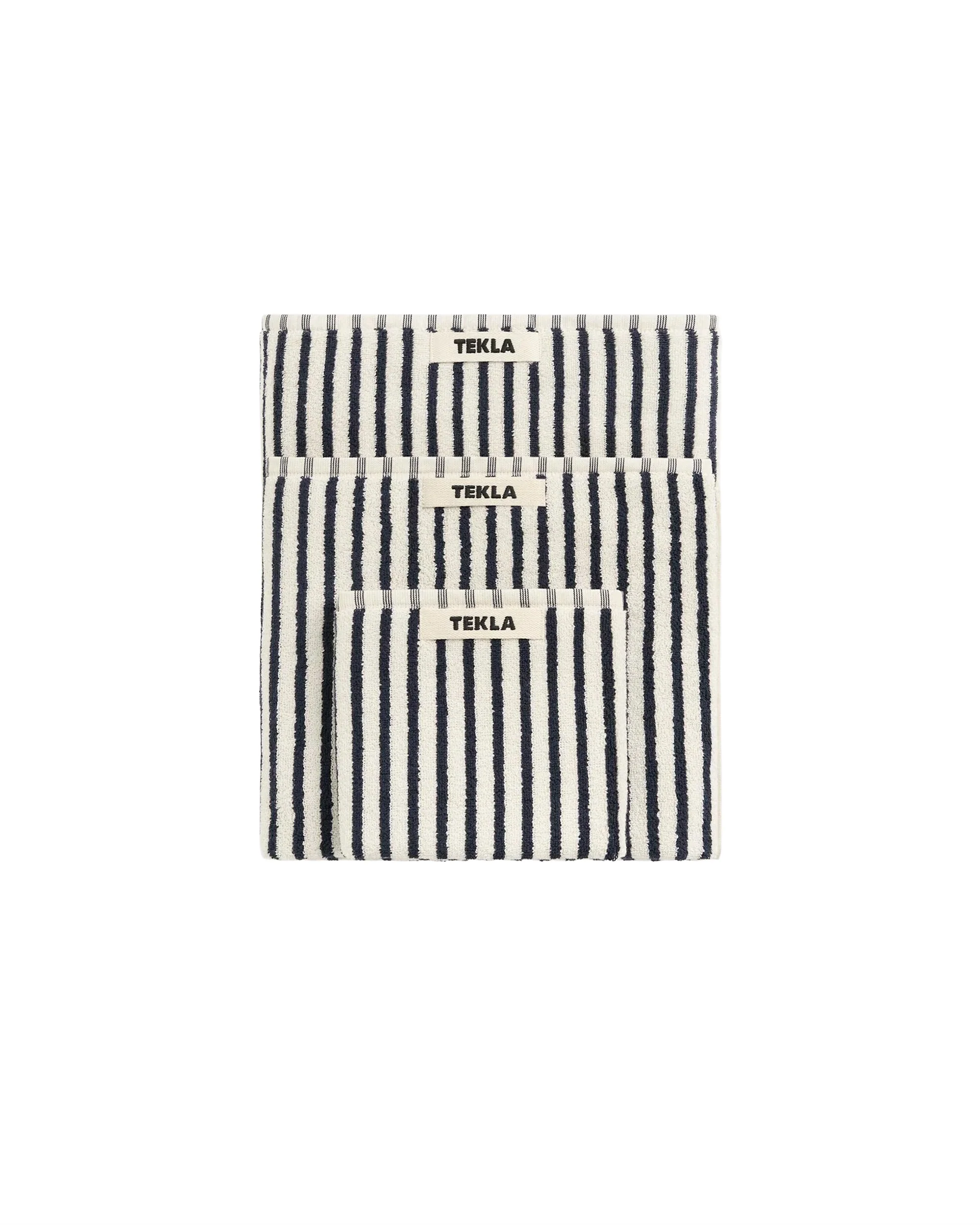 Tekla Terry Hand Towel Sailor Stripes
