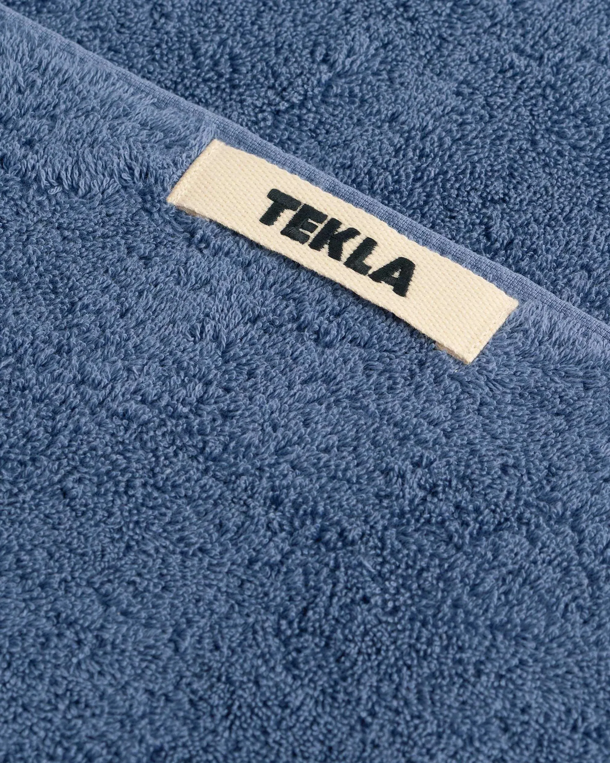 Tekla Terry Hand Towel Storm Blue - Image 2