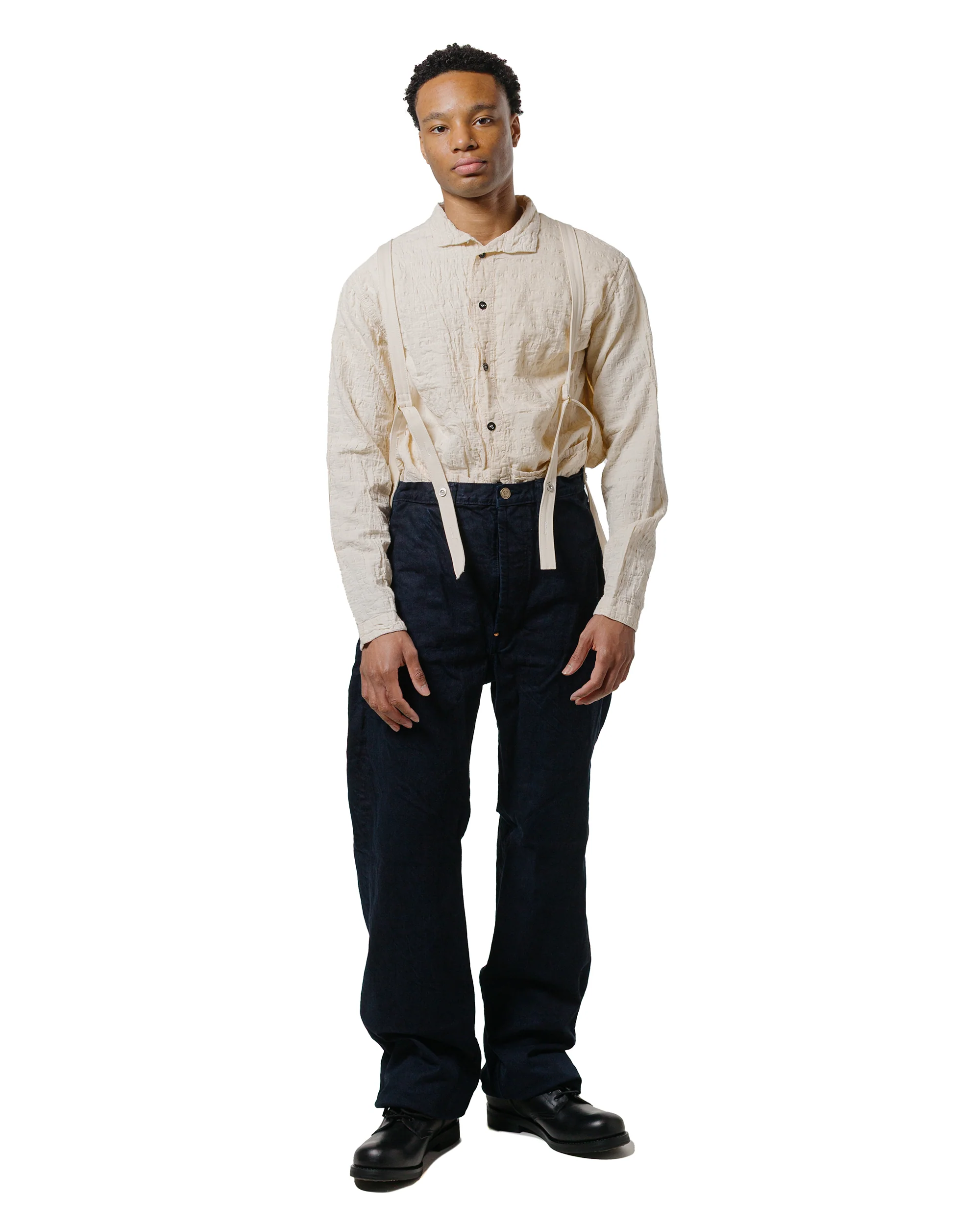 Tender Type 156 Split Back Jeans Weaver's Blanket Denim Hadal Blue - Image 4