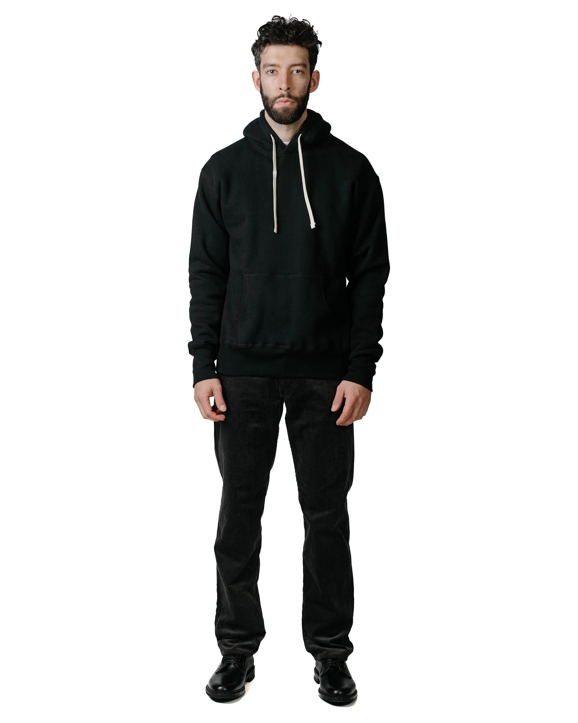 The Real McCoy’s MC19124 10oz. Loopwheel Parka Black - Image 3