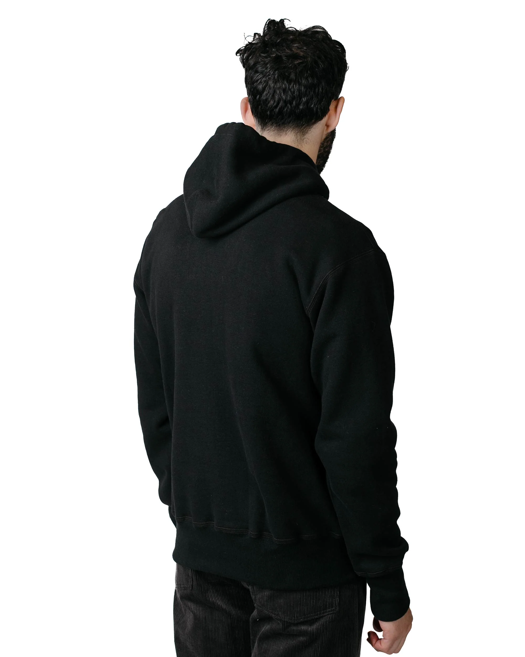 The Real McCoy’s MC19124 10oz. Loopwheel Parka Black - Image 4