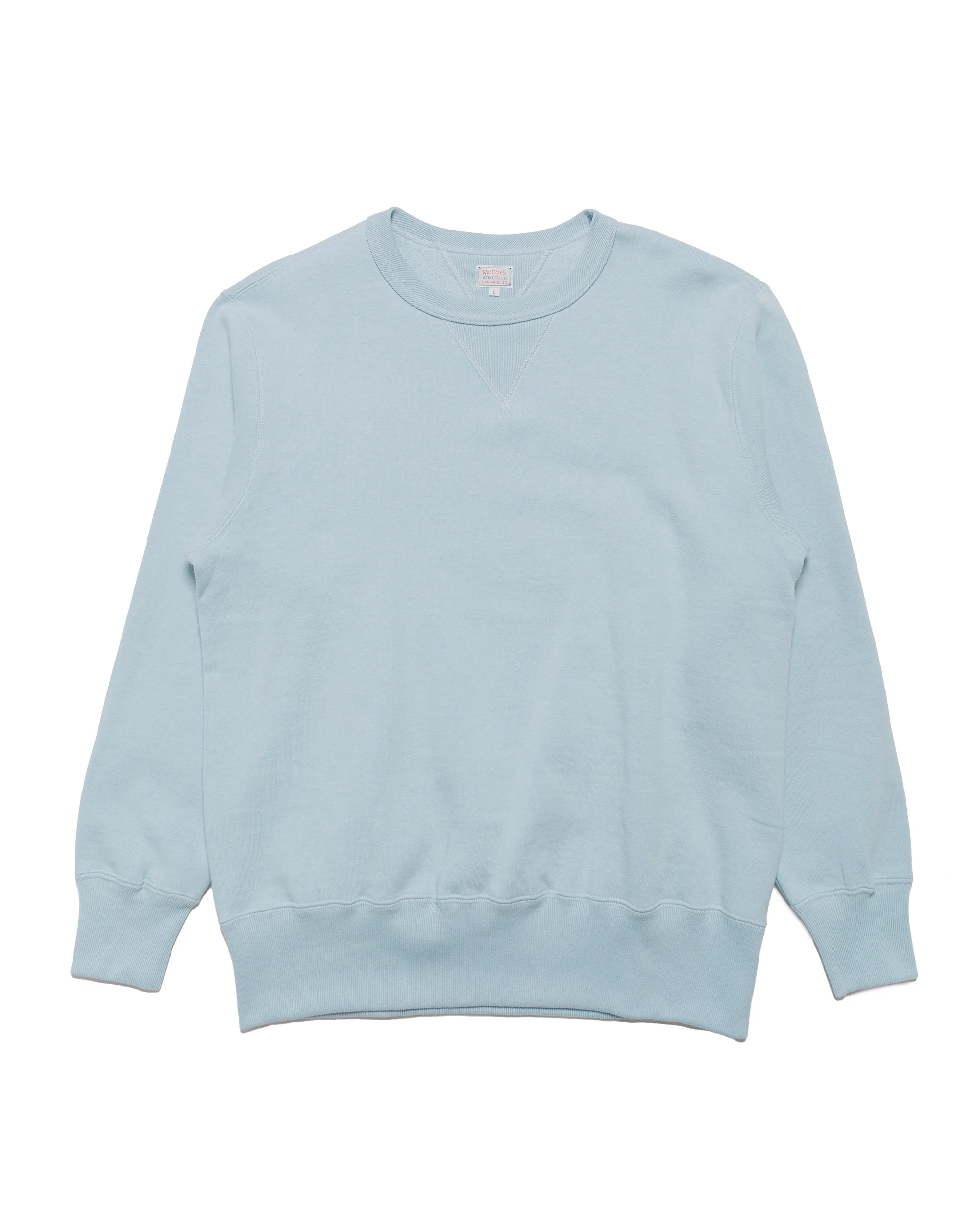 The Real McCoy’s MC24113 10 Oz. Loopwheel Crewneck Sweatshirt Saxe