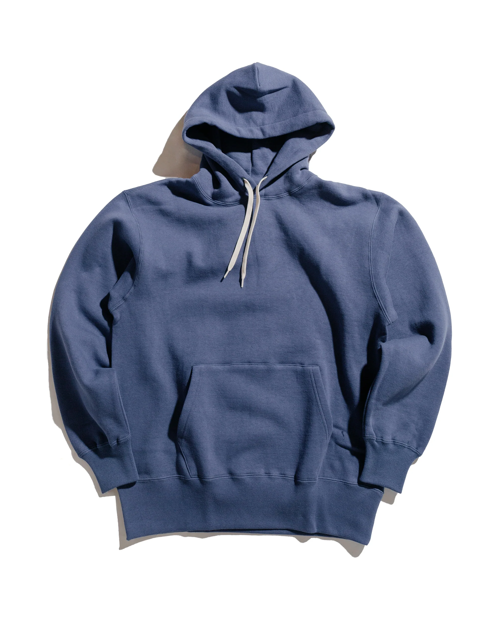 The Real McCoy’s MC24114 10 Oz. Loopwheel Hooded Sweatshirt MQ Navy