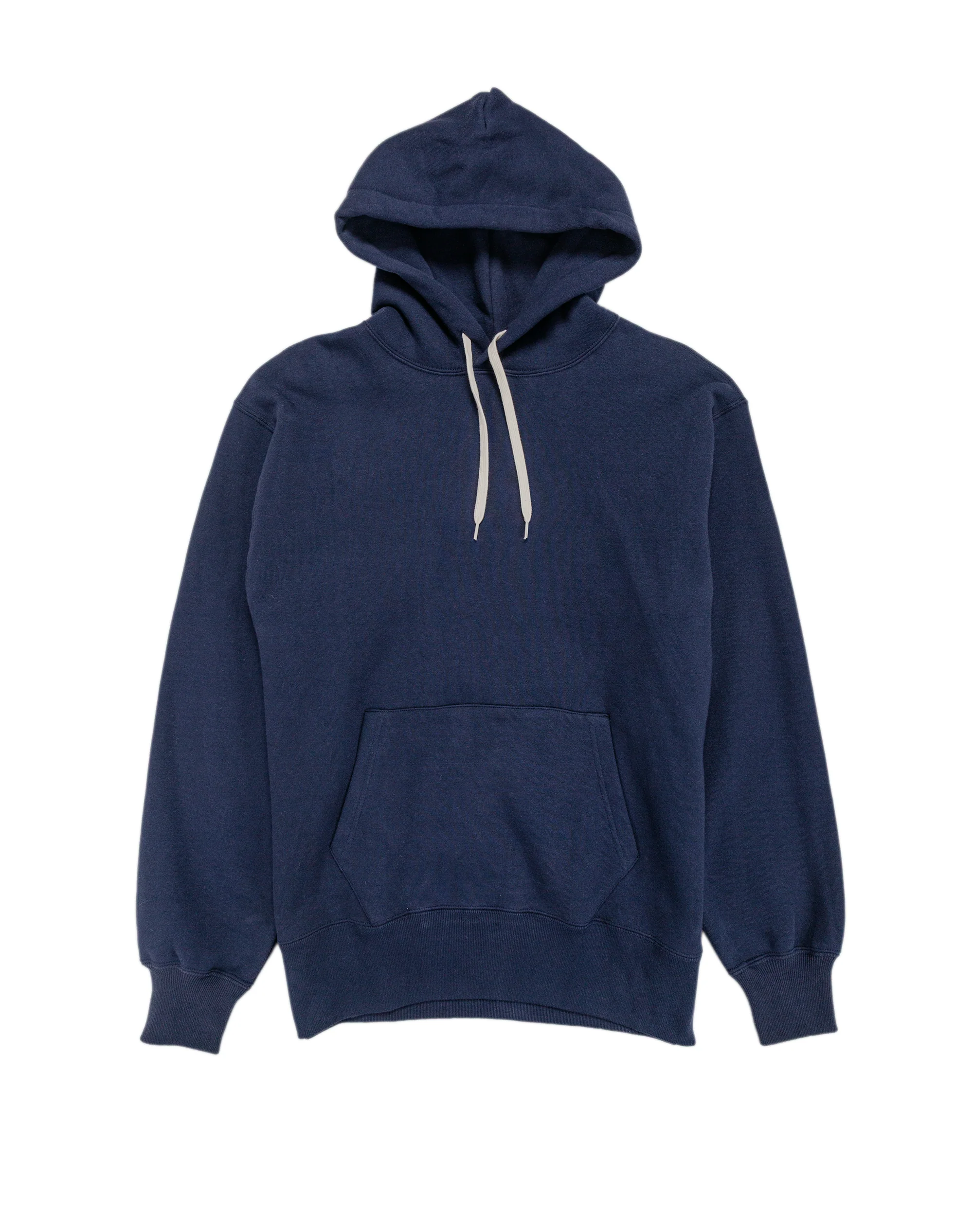 The Real McCoy’s MC24114 10 Oz. Loopwheel Hooded Sweatshirt Navy