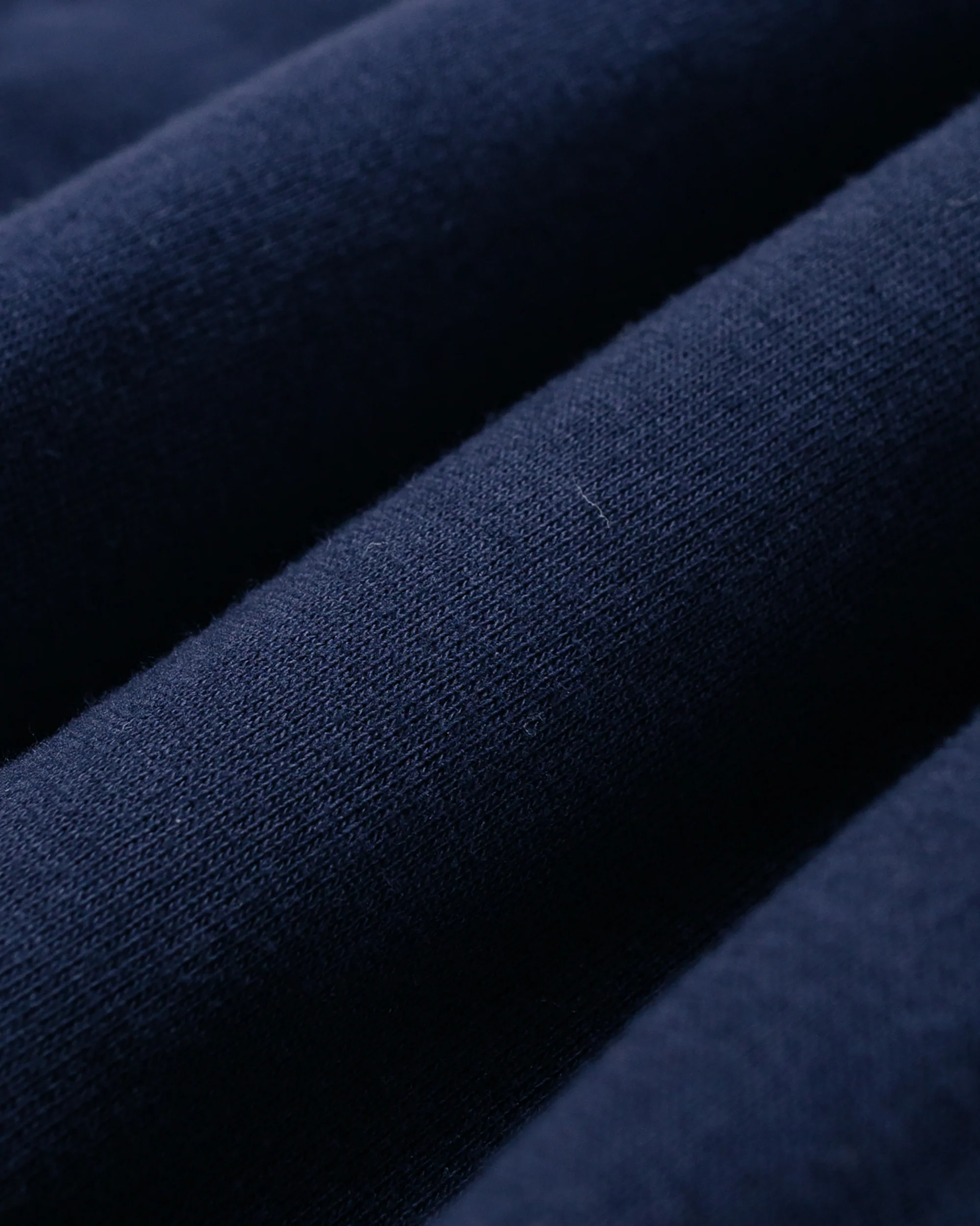 The Real McCoy’s MC24114 10 Oz. Loopwheel Hooded Sweatshirt Navy - Image 6