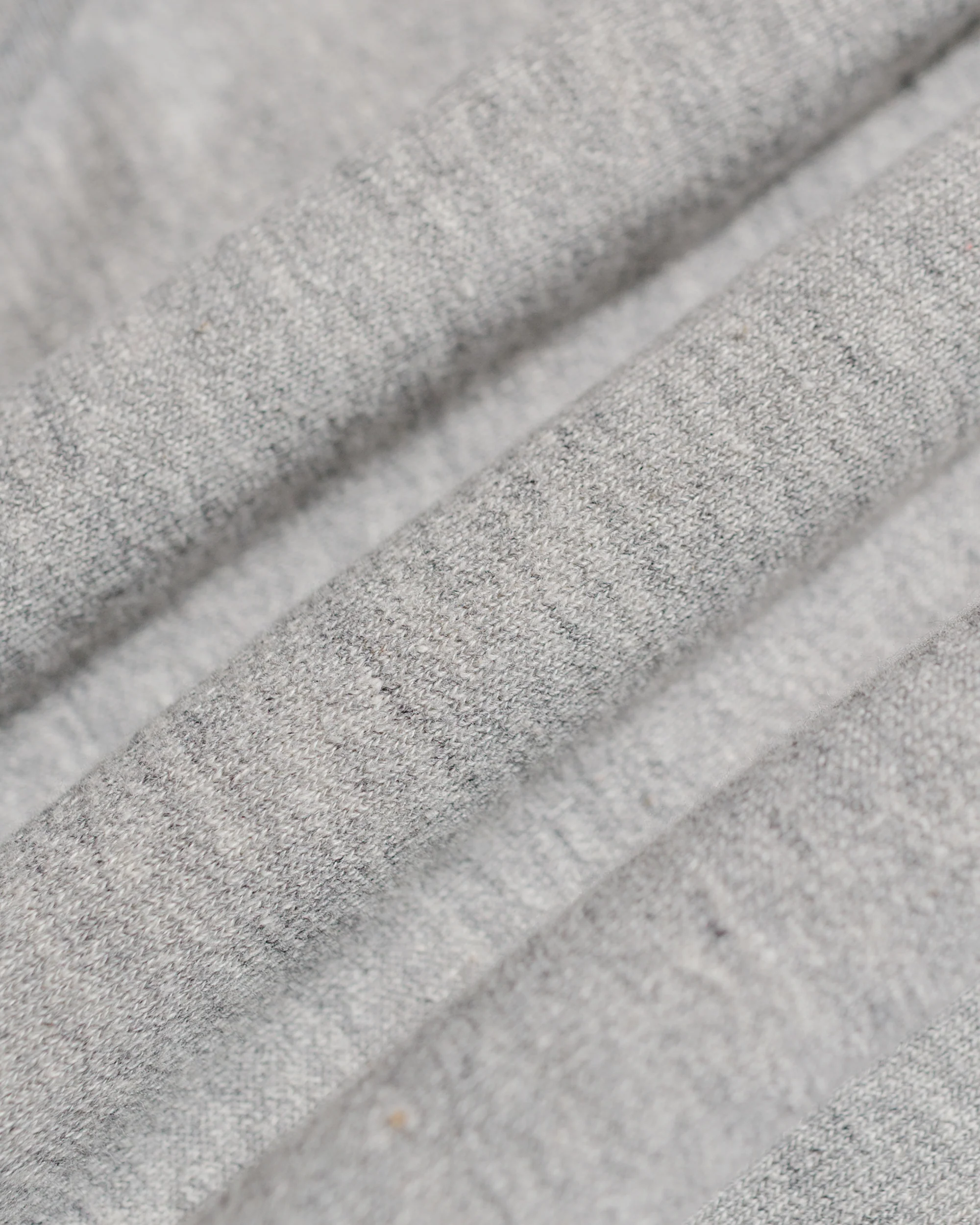 The Real McCoy’s MC24120 9 Oz. Loopwheel S/S Sweatshirt Gray - Image 6
