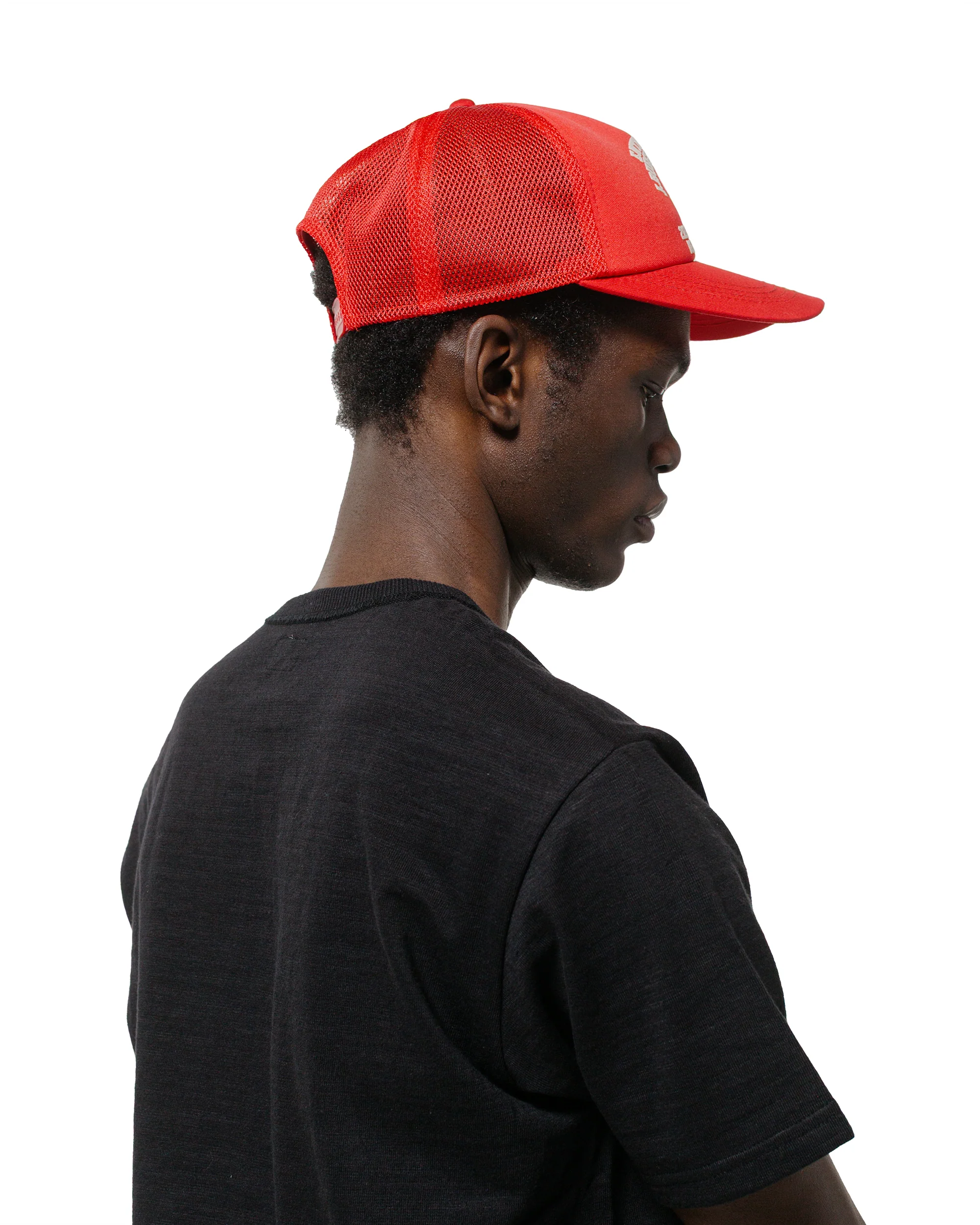 The Real McCoy's BA25004 Buco Mesh Cap / Enthusiast Red - Image 3