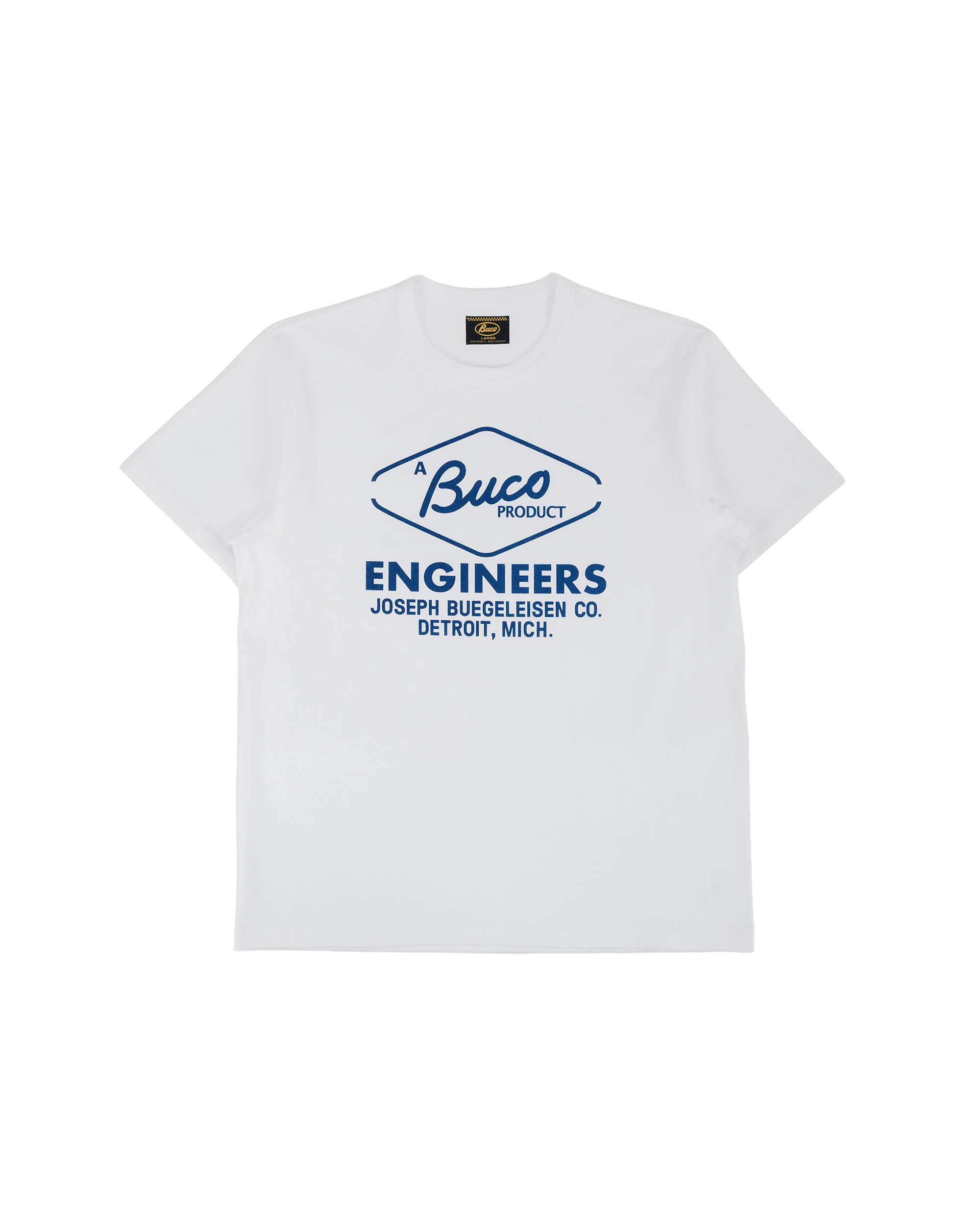The Real McCoy's BC26001 Buco Tee / Buco Engineers White