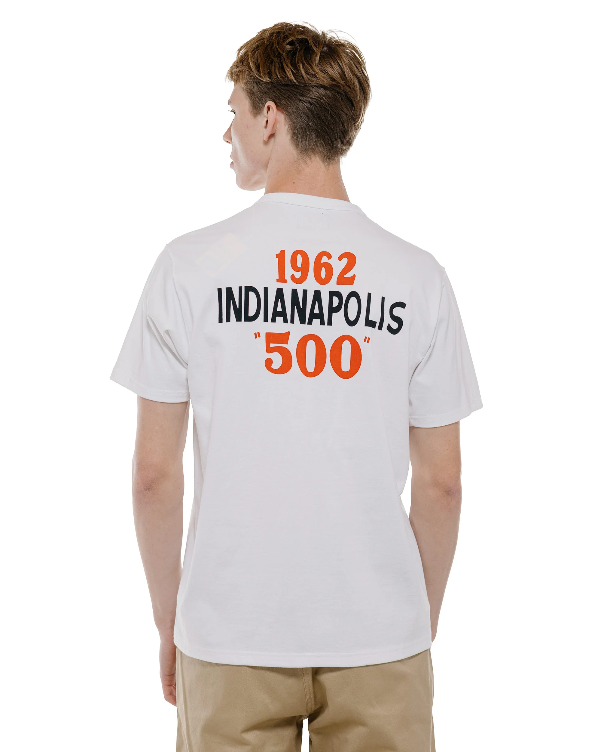The Real McCoy's BC26004 Buco Tee / Welcome Racing Fans! White - Image 3