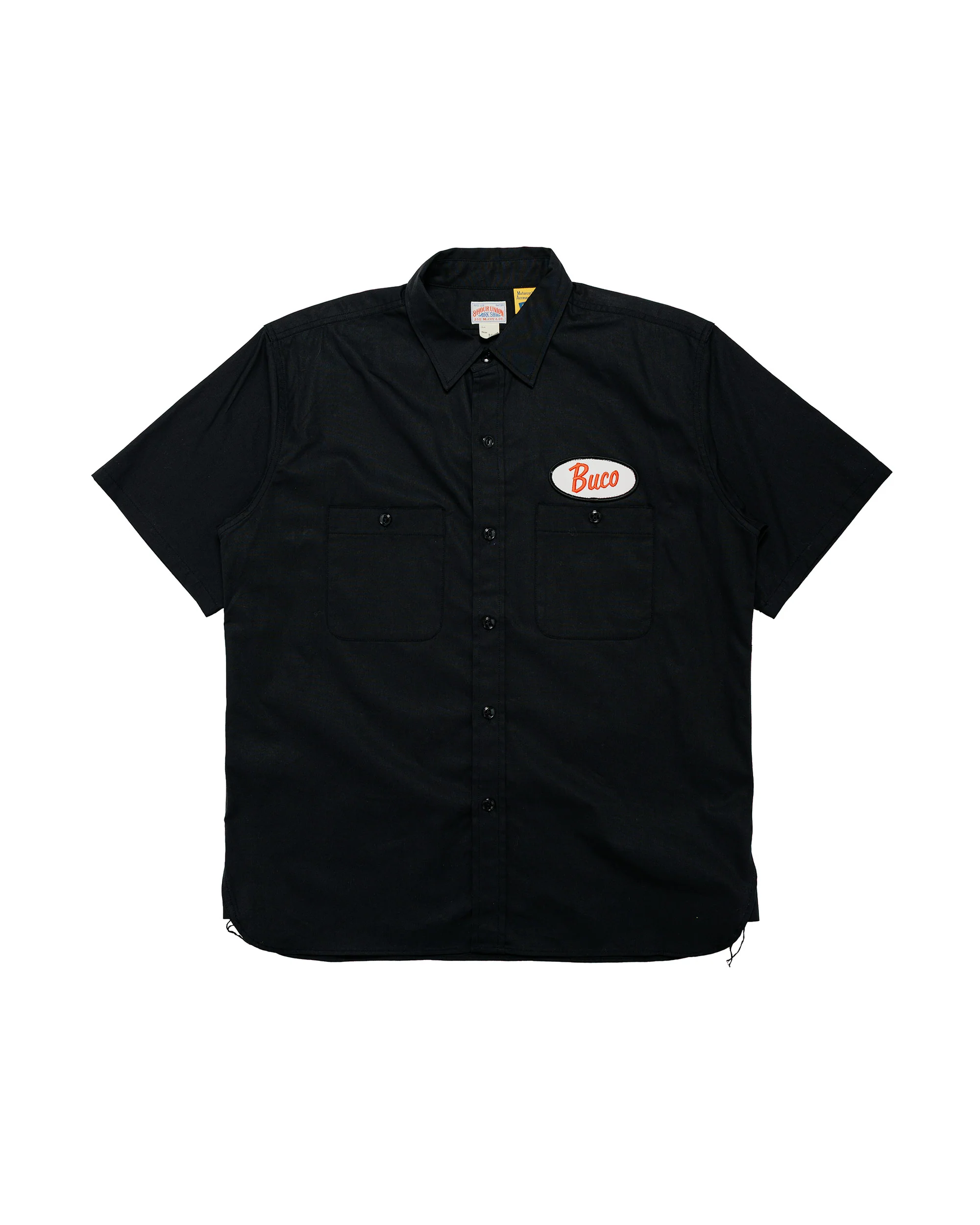 The Real McCoy's BS26001 Buco Workshirt S/S / Look At How Buco Did It! Black