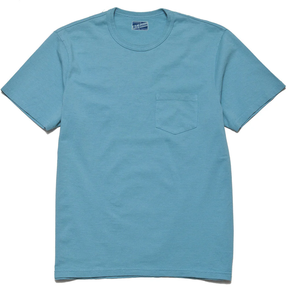 The Real McCoy's Joe McCoy Overdyed Sportswear Pocket Tee Saxe