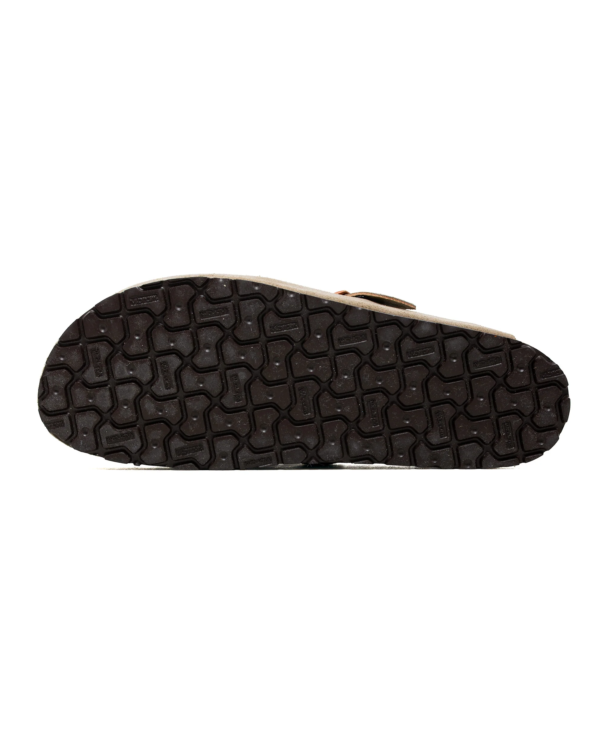 The Real McCoy's MA23012 Leather Foot-Support Clogs Taupe - Image 4