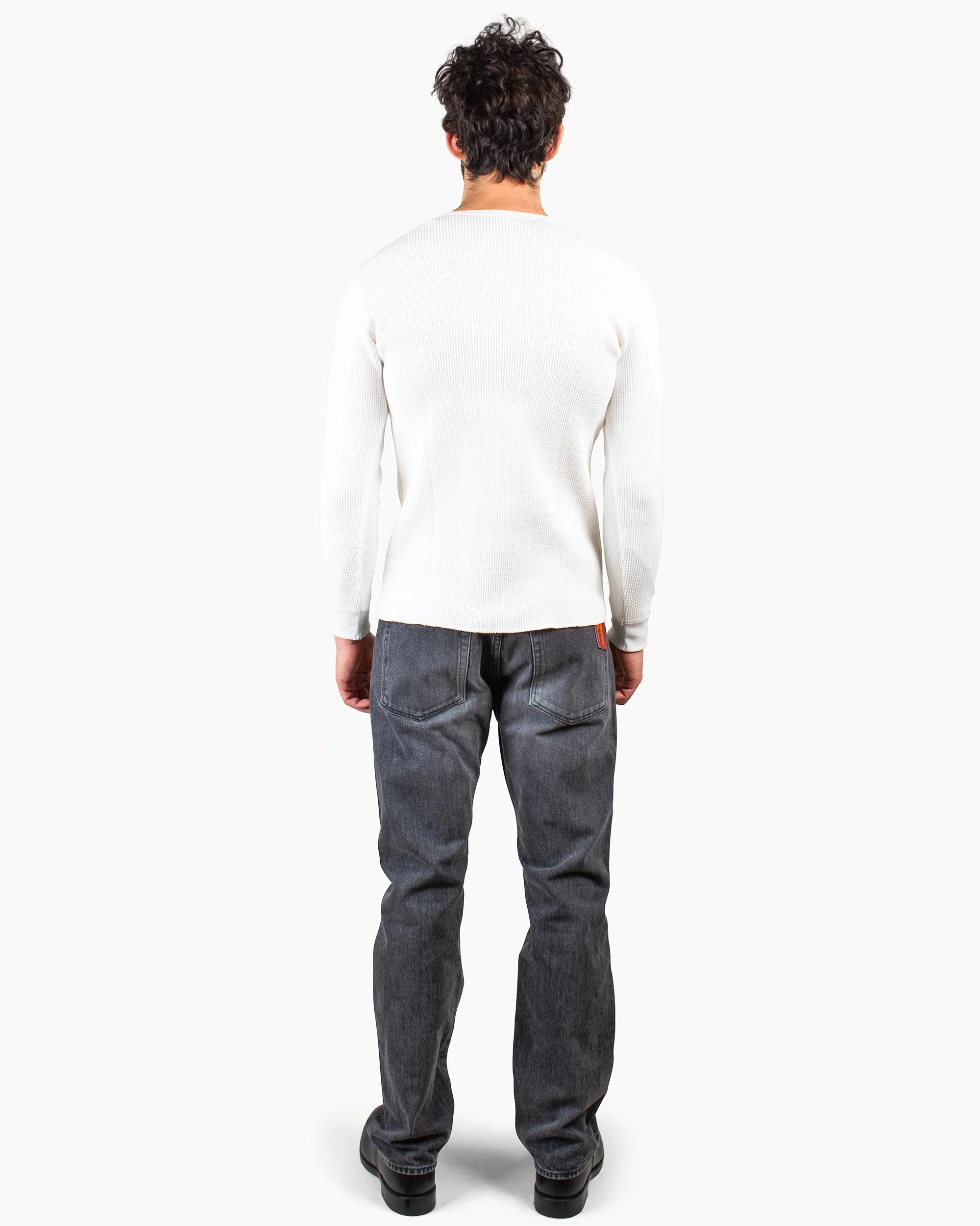 The Real McCoy's MC16117 Union Shirt Long Sleeve White - Image 3