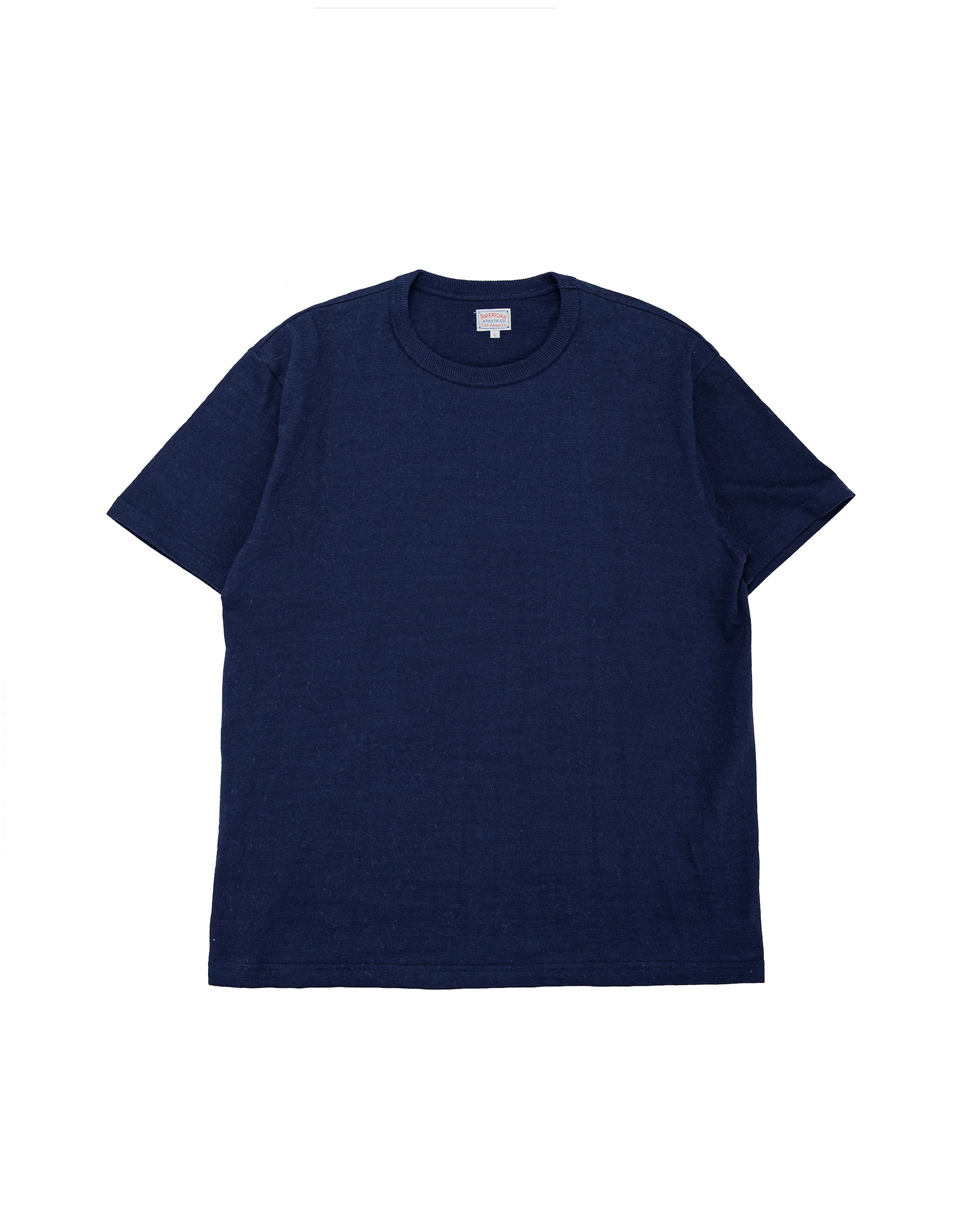 The Real McCoy's MC19010 Athletic T-Shirt / Loop-Wheel Navy