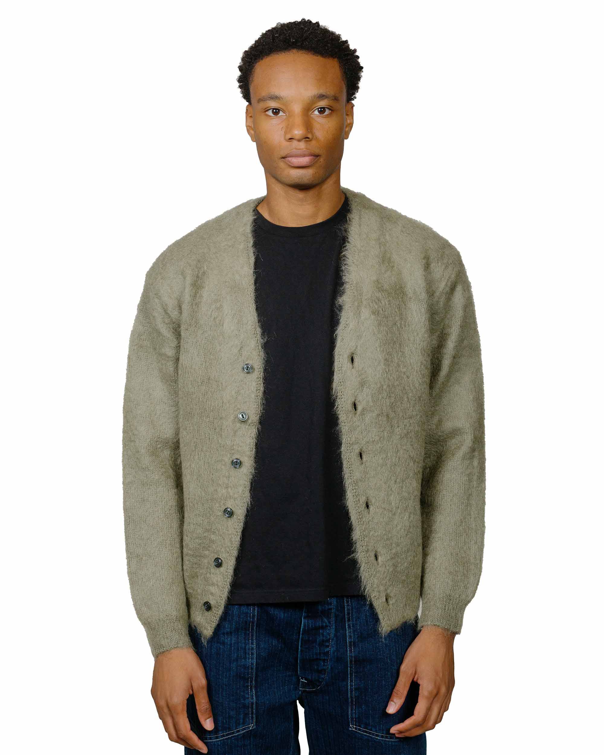 The Real McCoy's MC19103 JM Mohair Cardigan Mint - Image 2