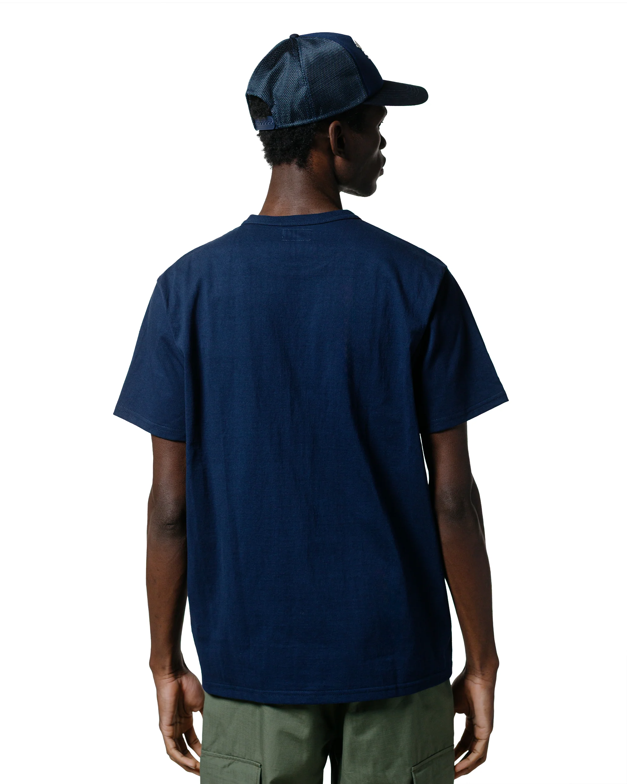 The Real McCoy's MC22006 Pocket Tee Navy - Image 3