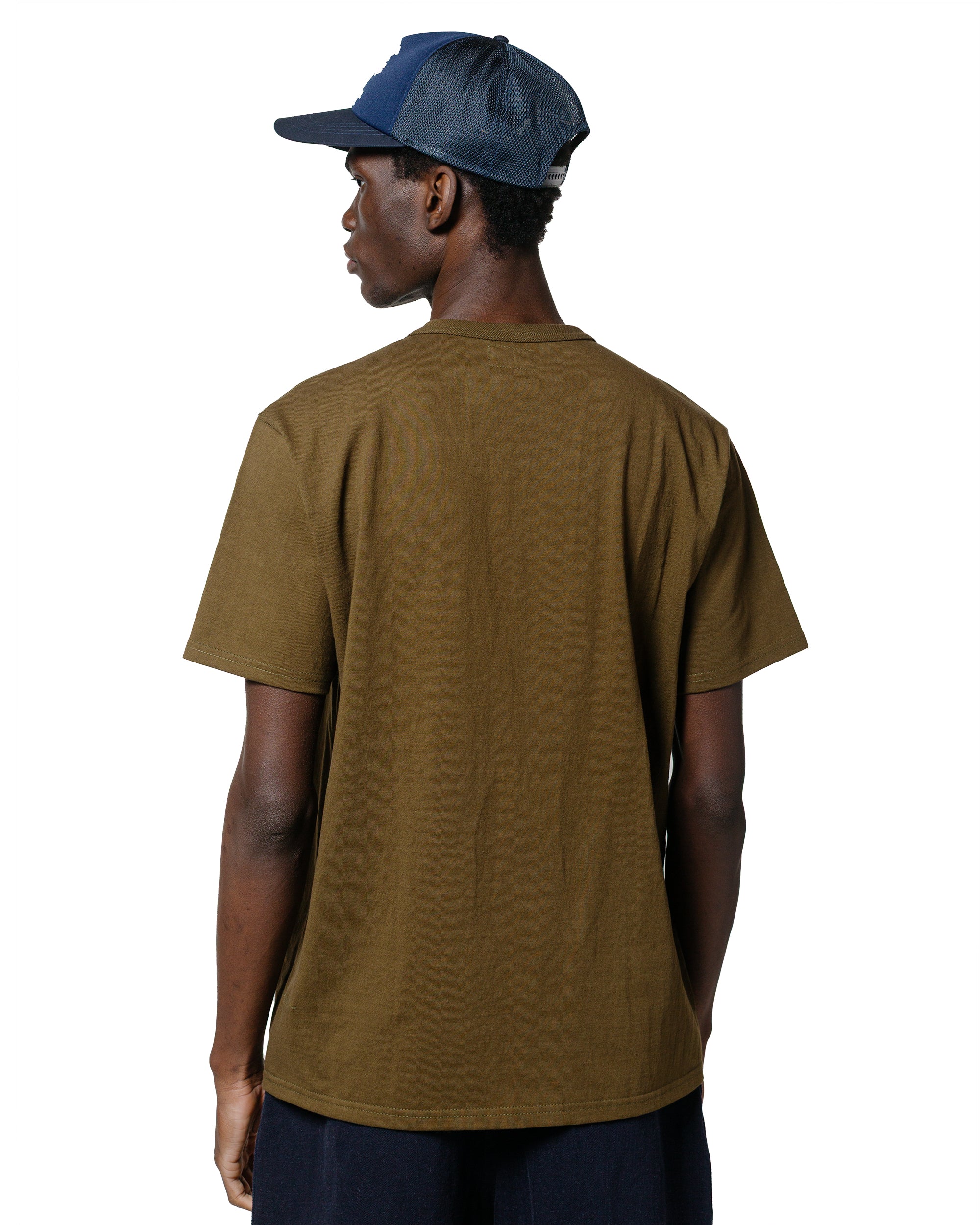 The Real McCoy's MC22006 Pocket Tee Olive - Image 3