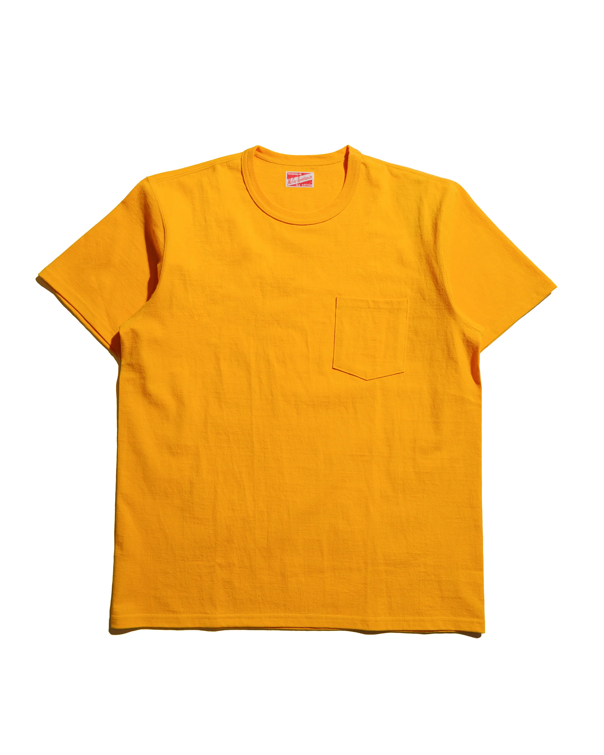 The Real McCoy's MC22006 Pocket Tee Yellow