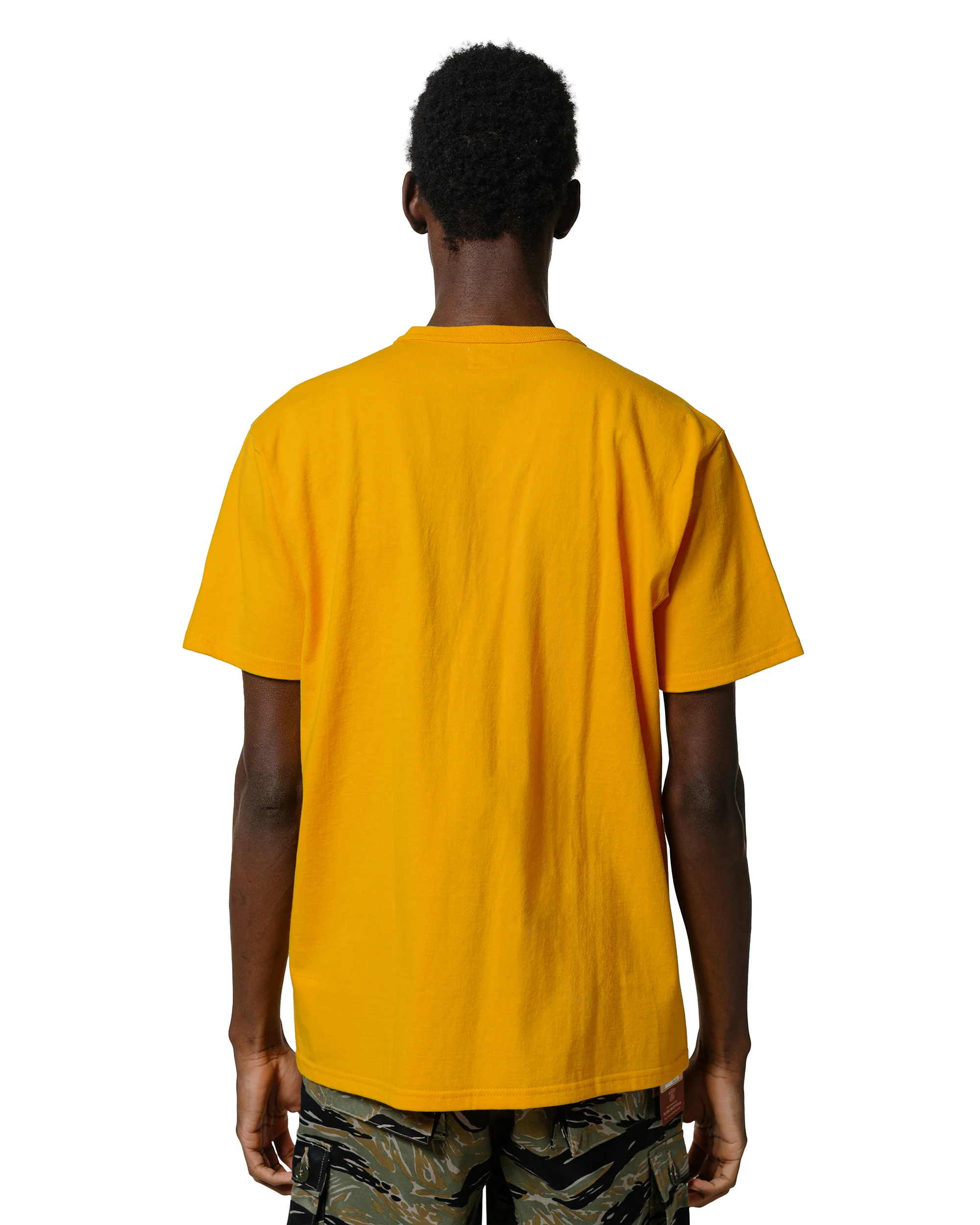 The Real McCoy's MC22006 Pocket Tee Yellow - Image 3