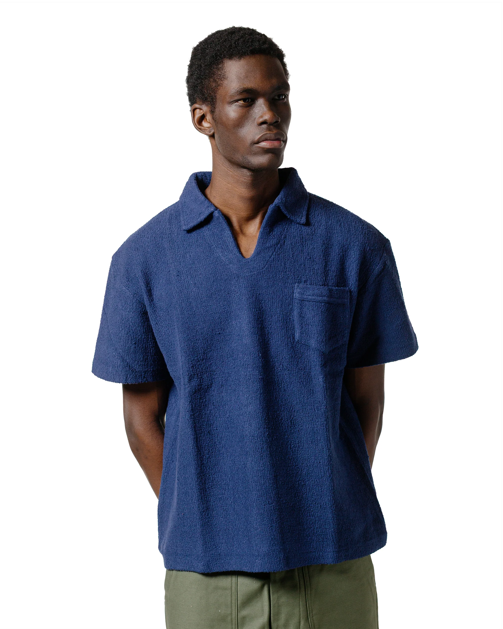 The Real McCoy's MC23017 Cotton Pile Skipper Navy - Image 2