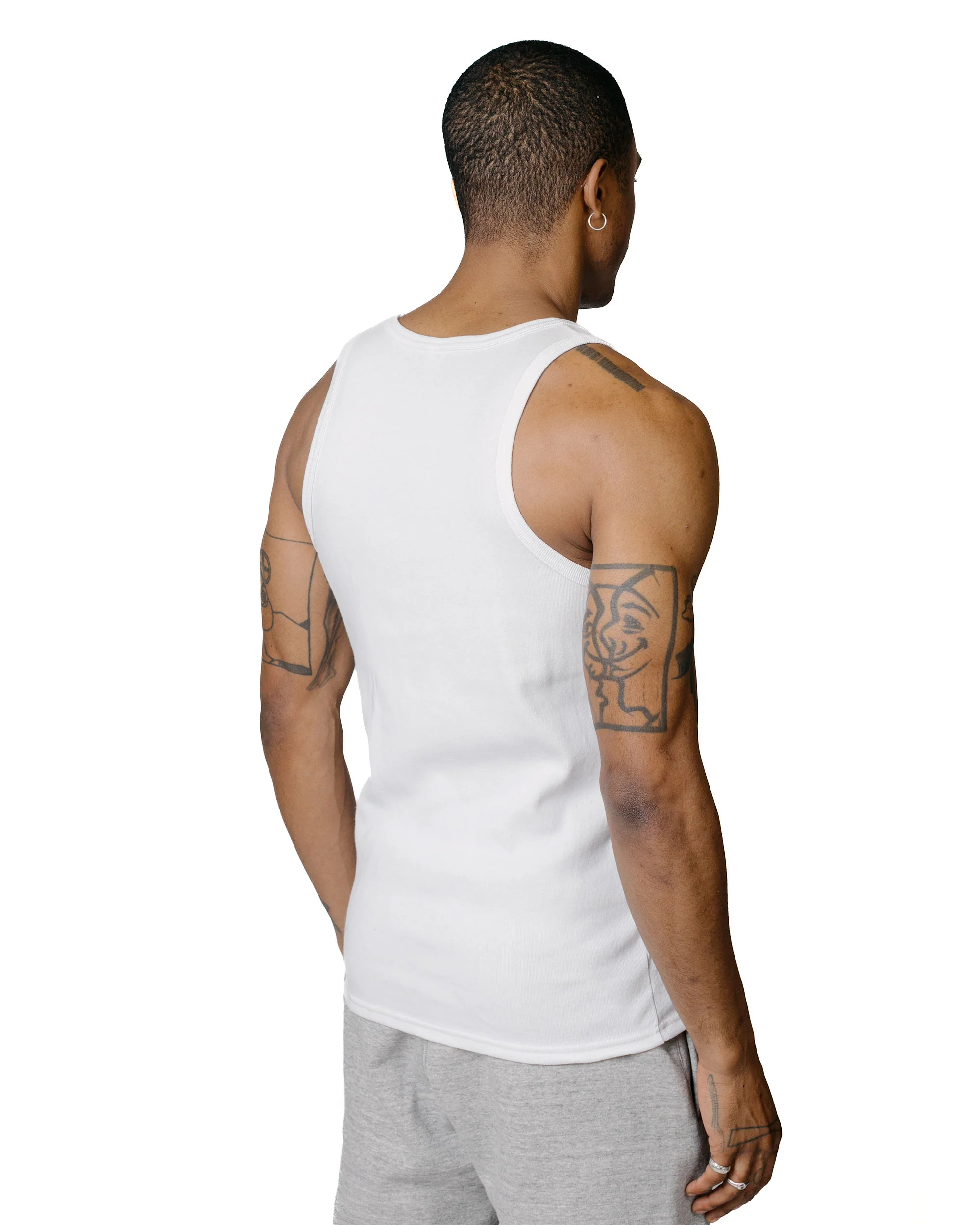 The Real McCoy's MC23025 McCoy's 2pcs Pack Undershirt White - Image 3