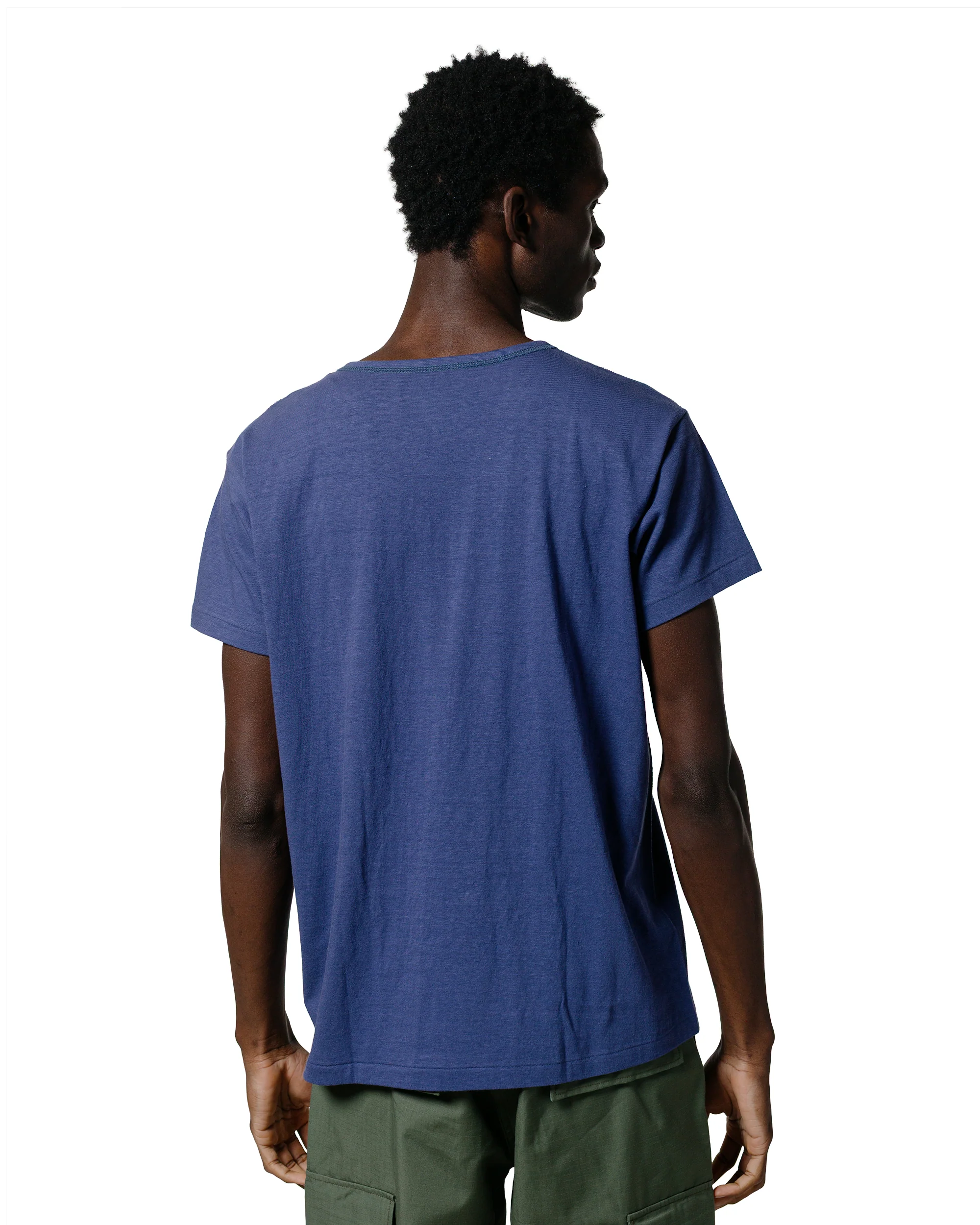 The Real McCoy's MC24014 Undershirt, Cotton, Summer MQ Navy - Image 3