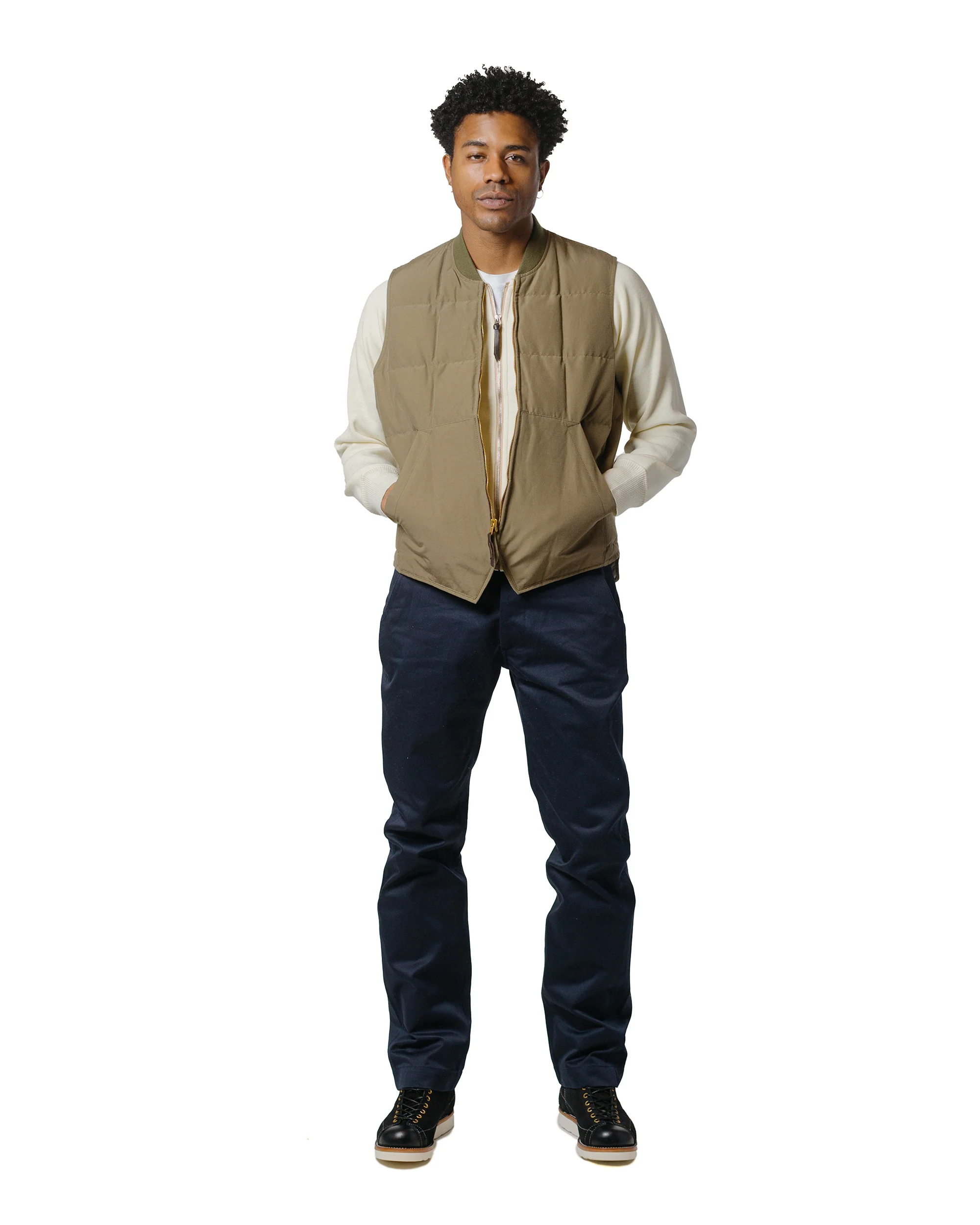 The Real McCoy's MC24106 Winter Aviation Sweater Ecru - Image 4