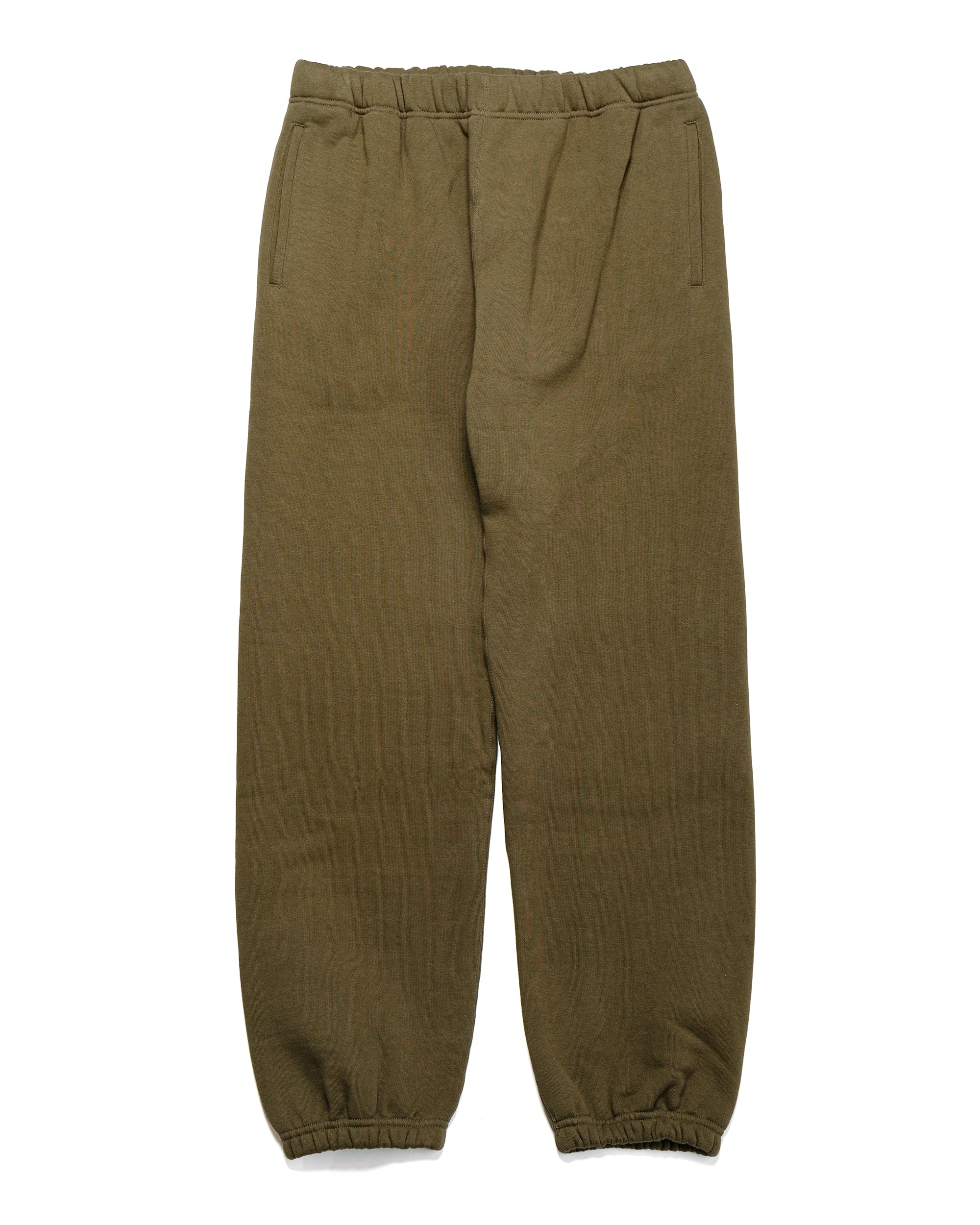 The Real McCoy's MC24116 10 Oz. Loopwheel Sweat Pants Olive