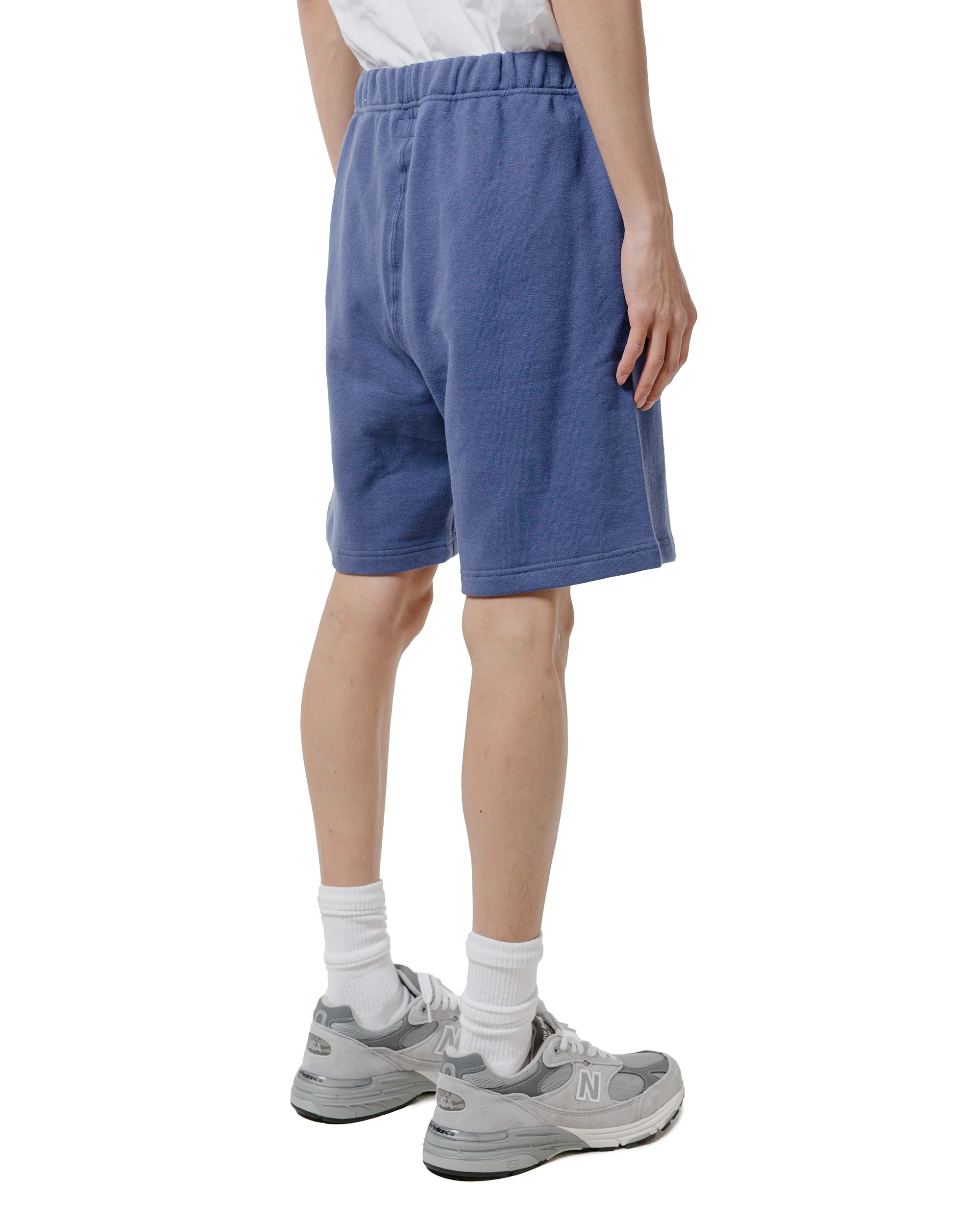 The Real McCoy's MC24121 9oz. Loopwheel Sweat Shorts MQ Navy - Image 3