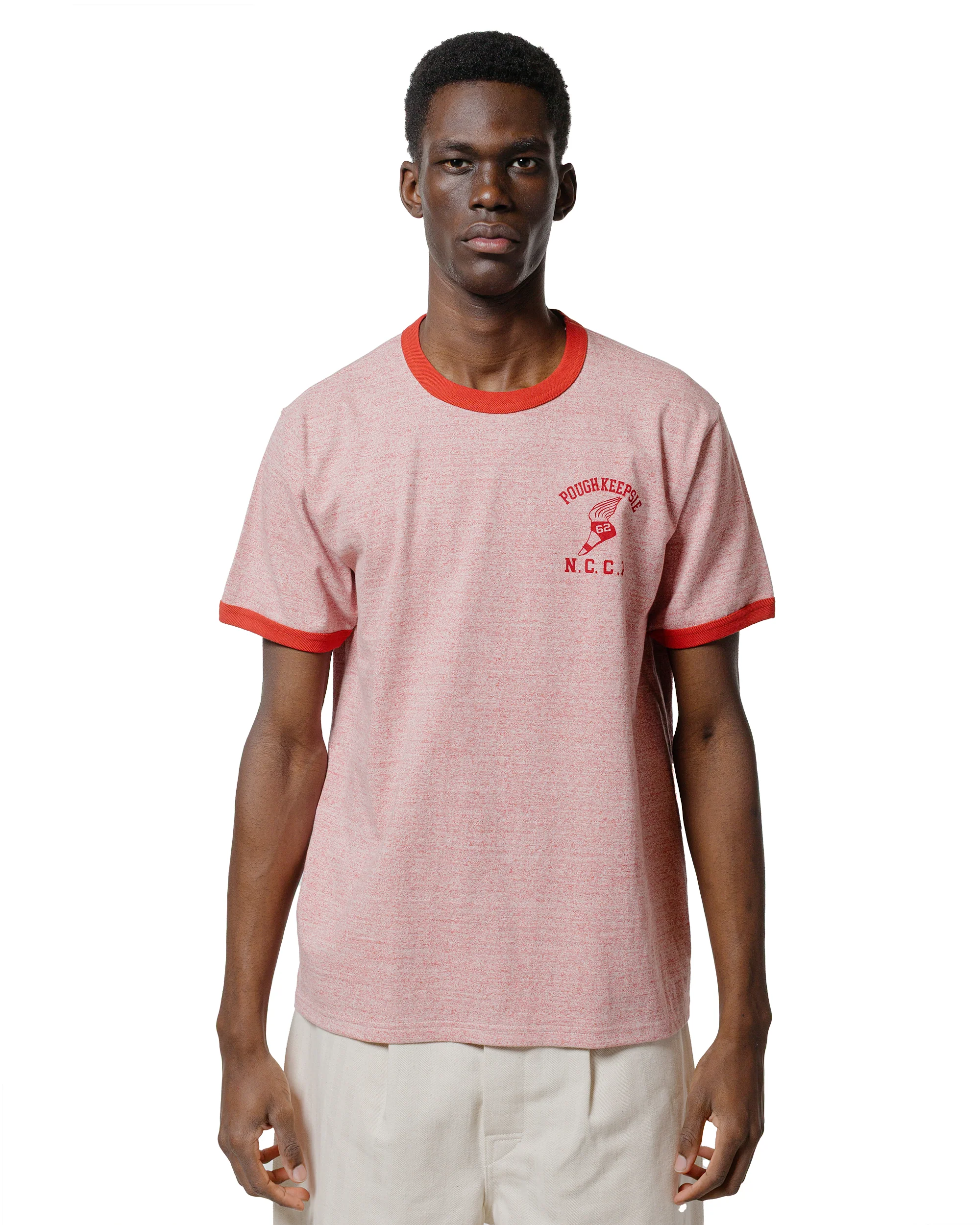 The Real McCoy's MC25015 Joe McCoy Tee / Poughkeepsie Red - Image 2