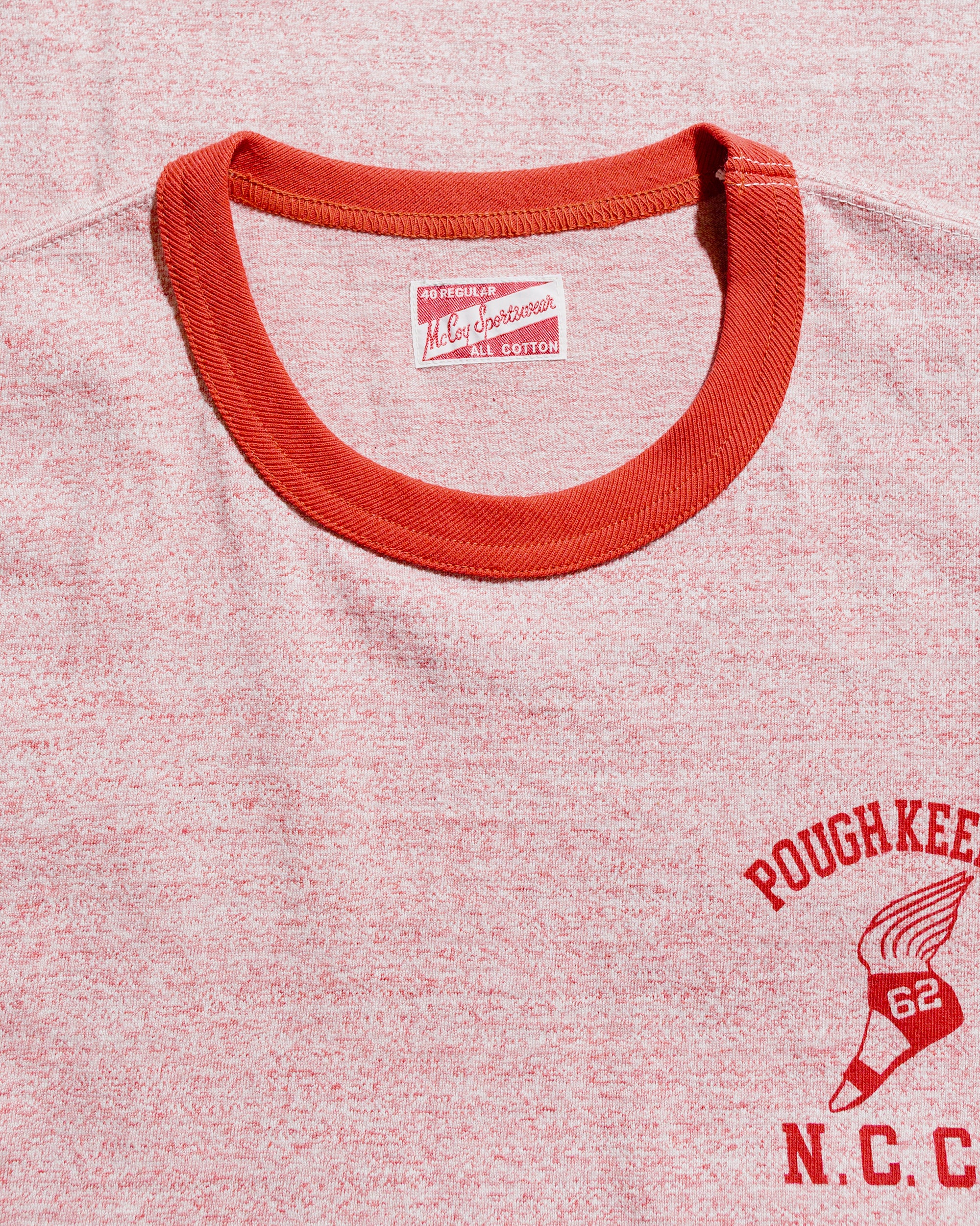 The Real McCoy's MC25015 Joe McCoy Tee / Poughkeepsie Red - Image 4