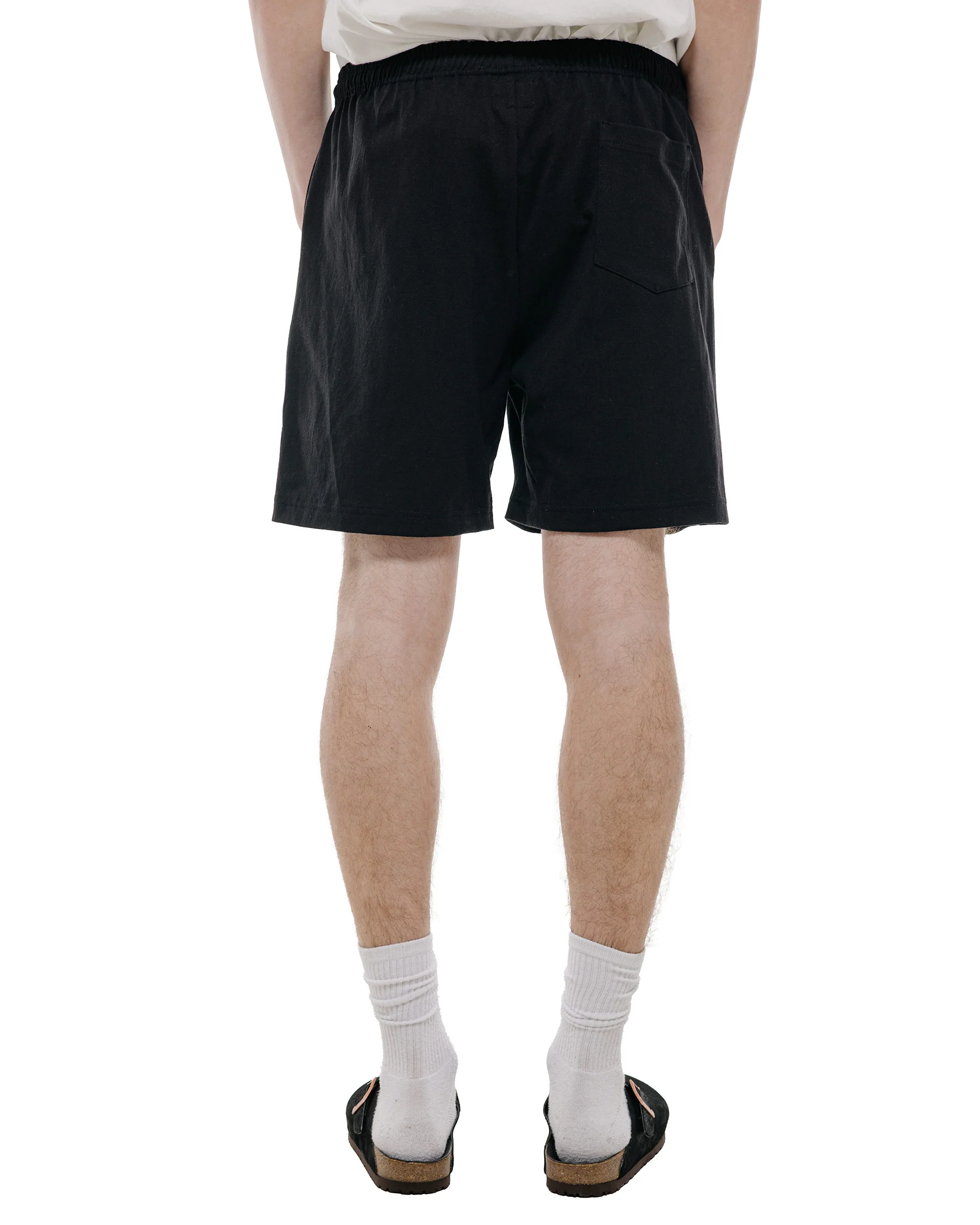 The Real McCoy's MC26037 Jersey Gym Shorts Black - Image 4
