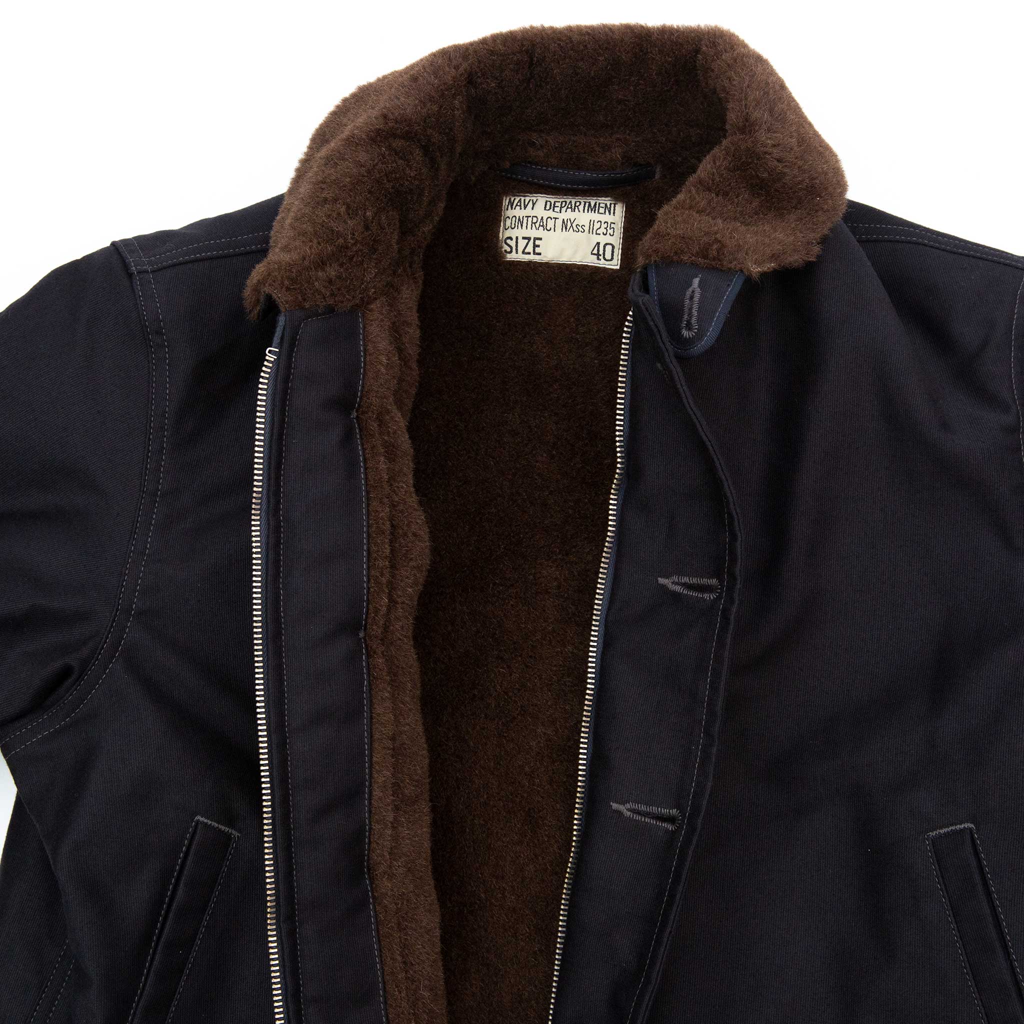 The Real McCoy's MJ14109 N-1 Deck Jacket (Navy) - Image 8