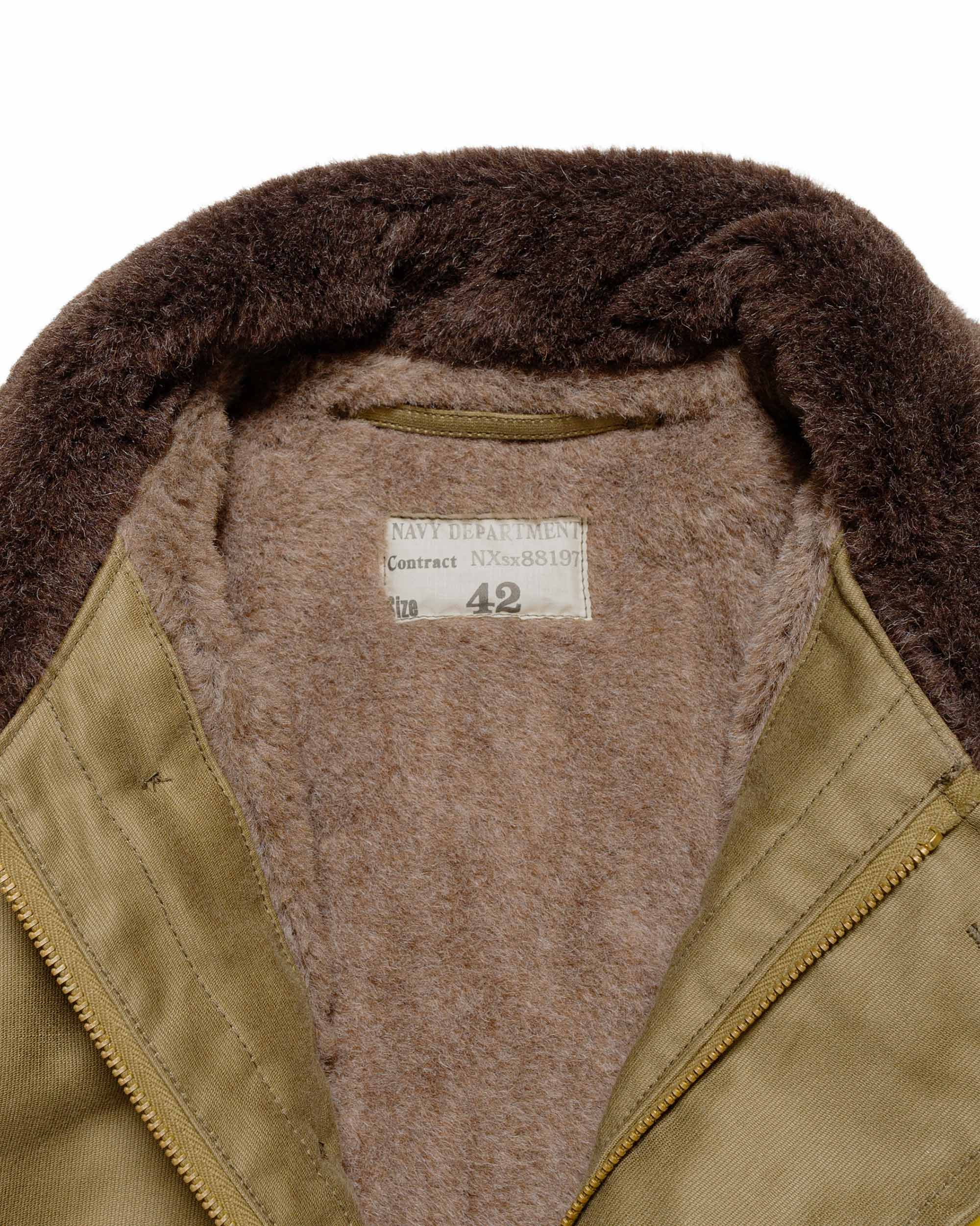 The Real McCoy's MJ22114 N-1 Deck Jacket (Khaki) - Image 5