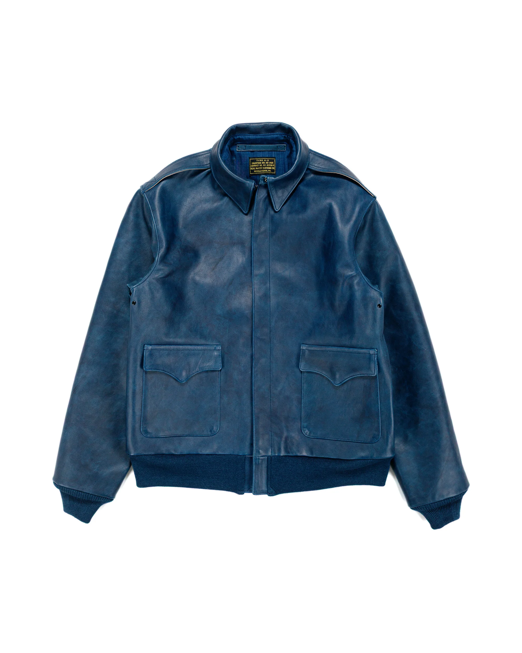 The Real McCoy's MJ23101 Type A-2 / Indigo Dyed Indigo