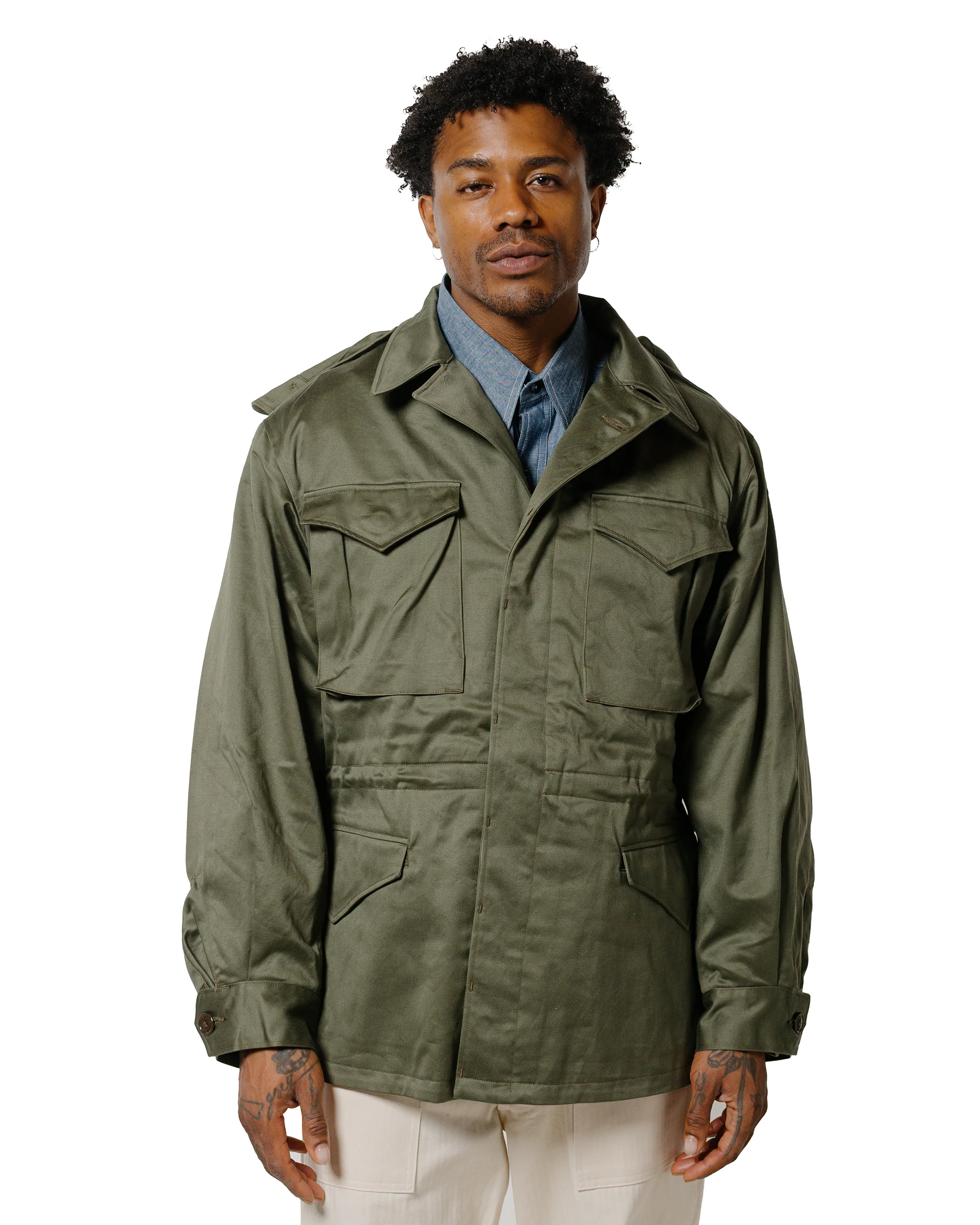 The Real McCoy's MJ25003 Jacket, Field, M-1943 / 370-E Olive - Image 2