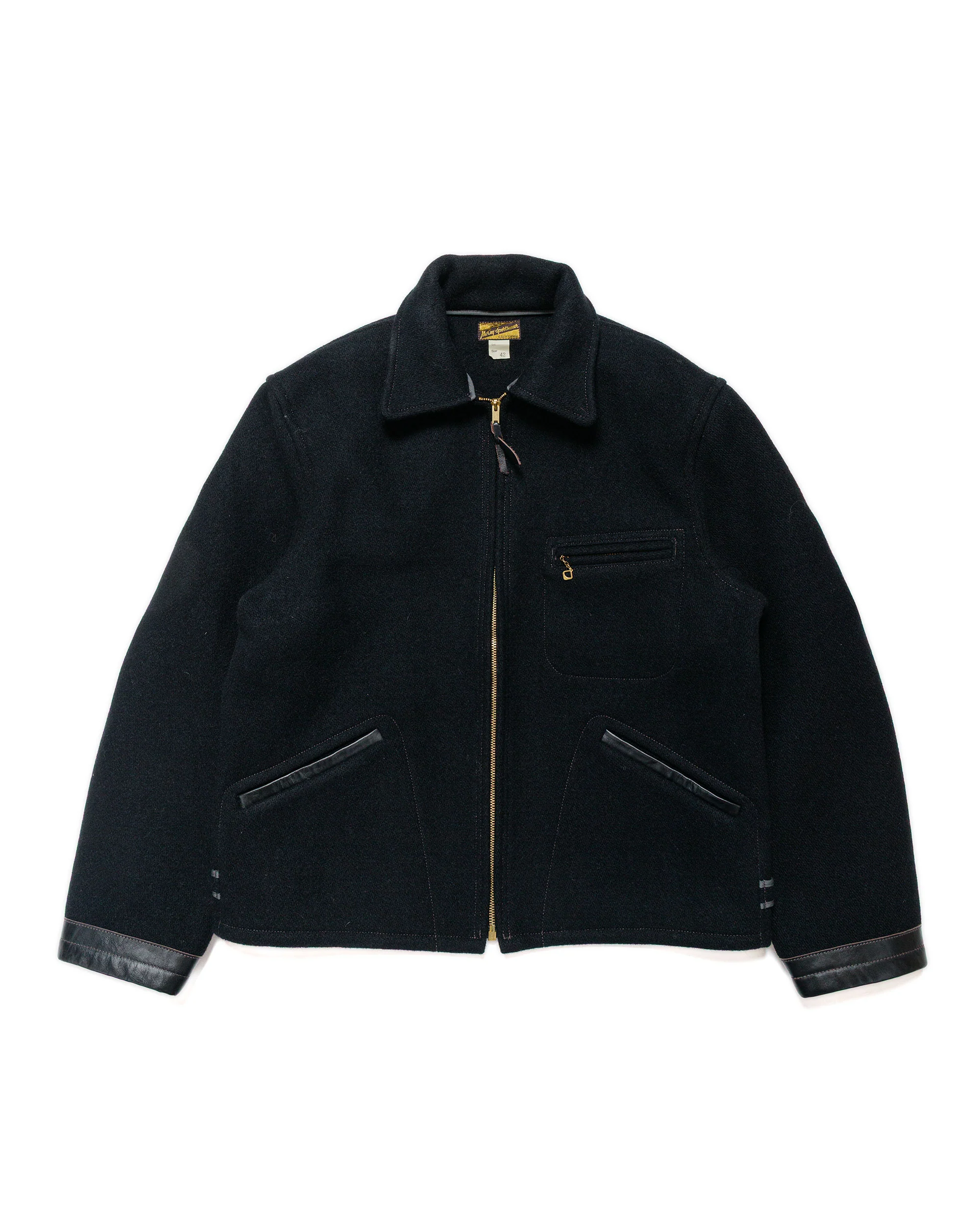 The Real McCoy's MJ25111 Wool Field Sports Jacket Black