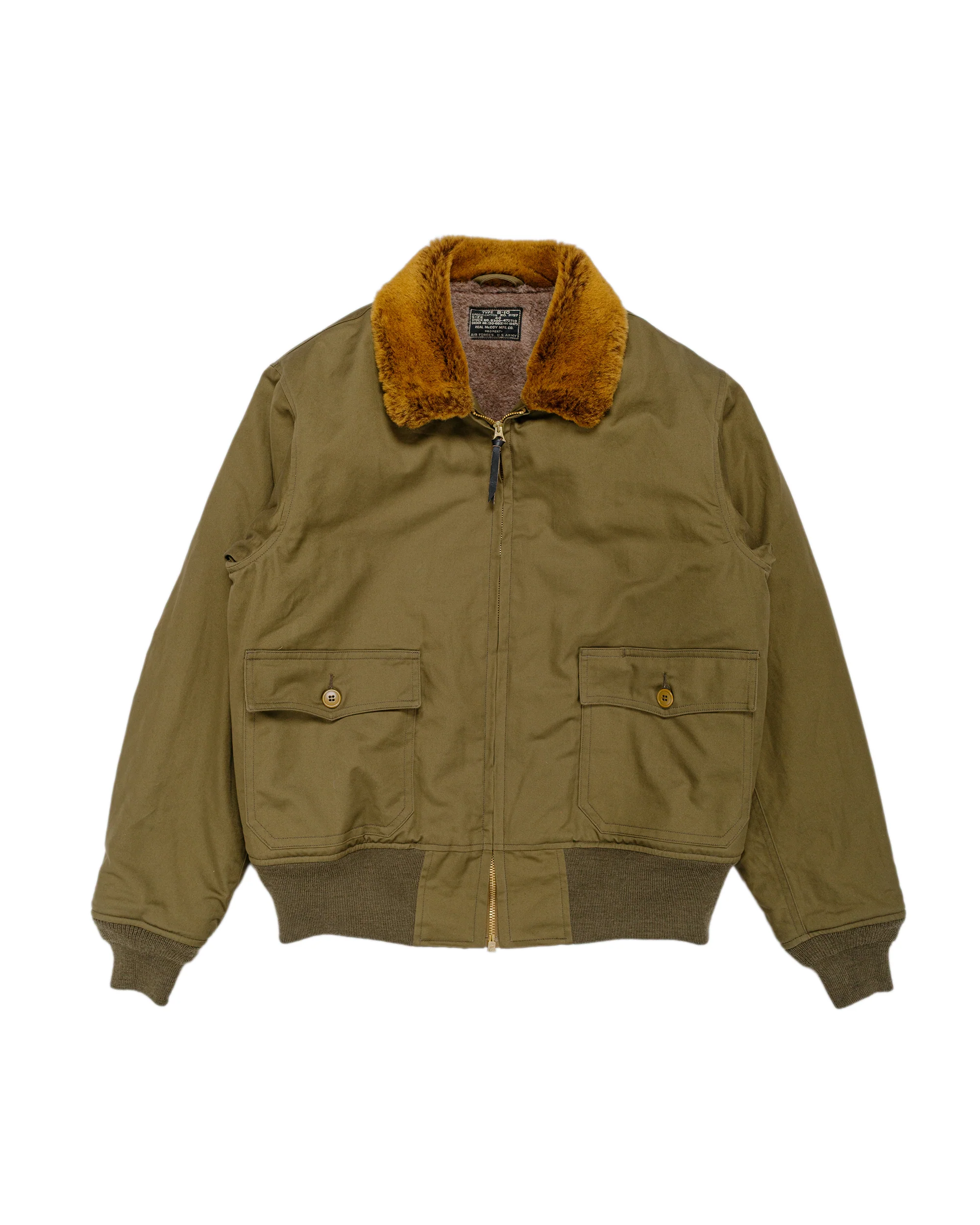 The Real McCoy's MJ25117 Type B-10 Real McCoy MFG.Co Olive