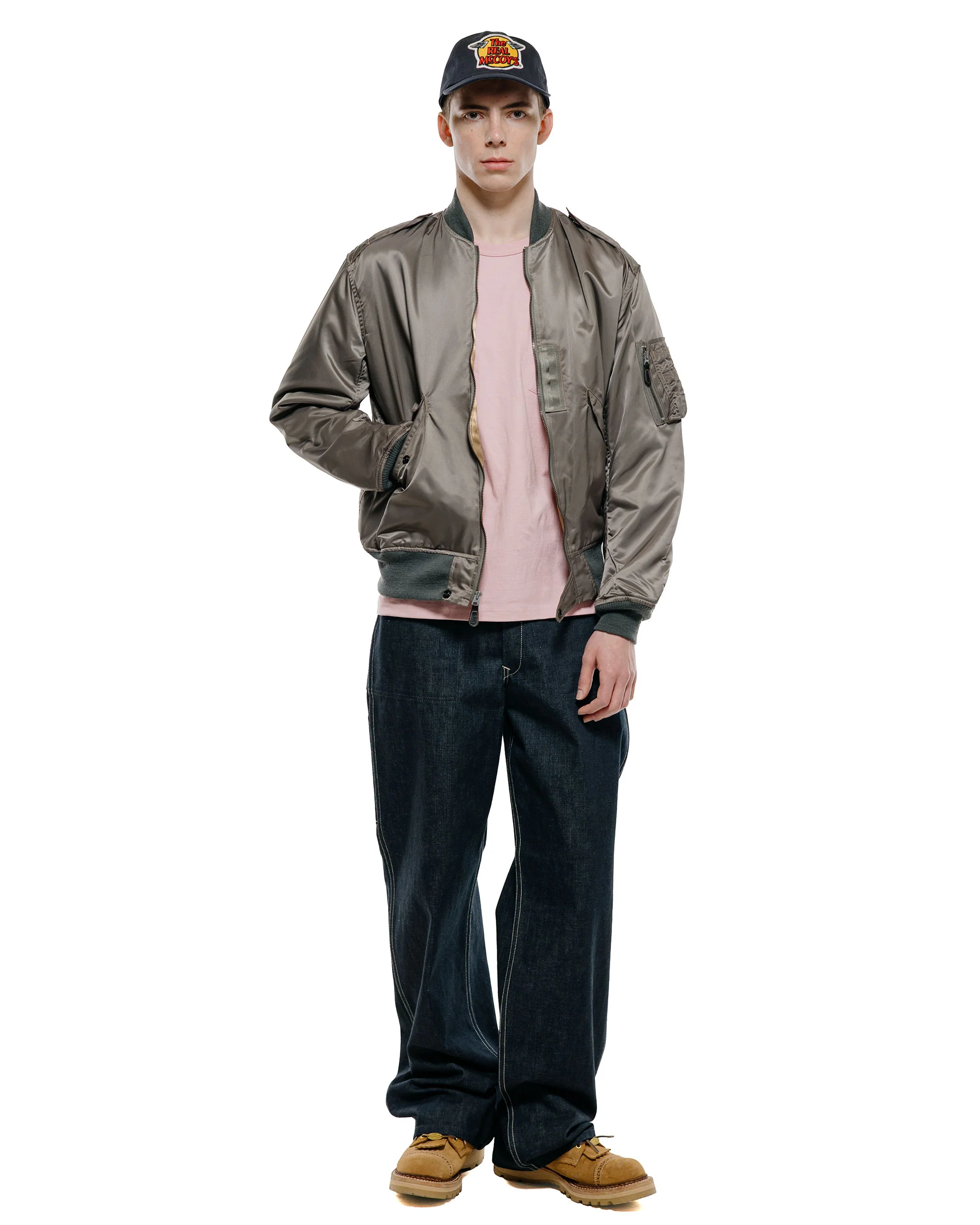 The Real McCoy's MJ26006 Type L-2B Real McCoy Mfg. Co. Sage Green - Image 4
