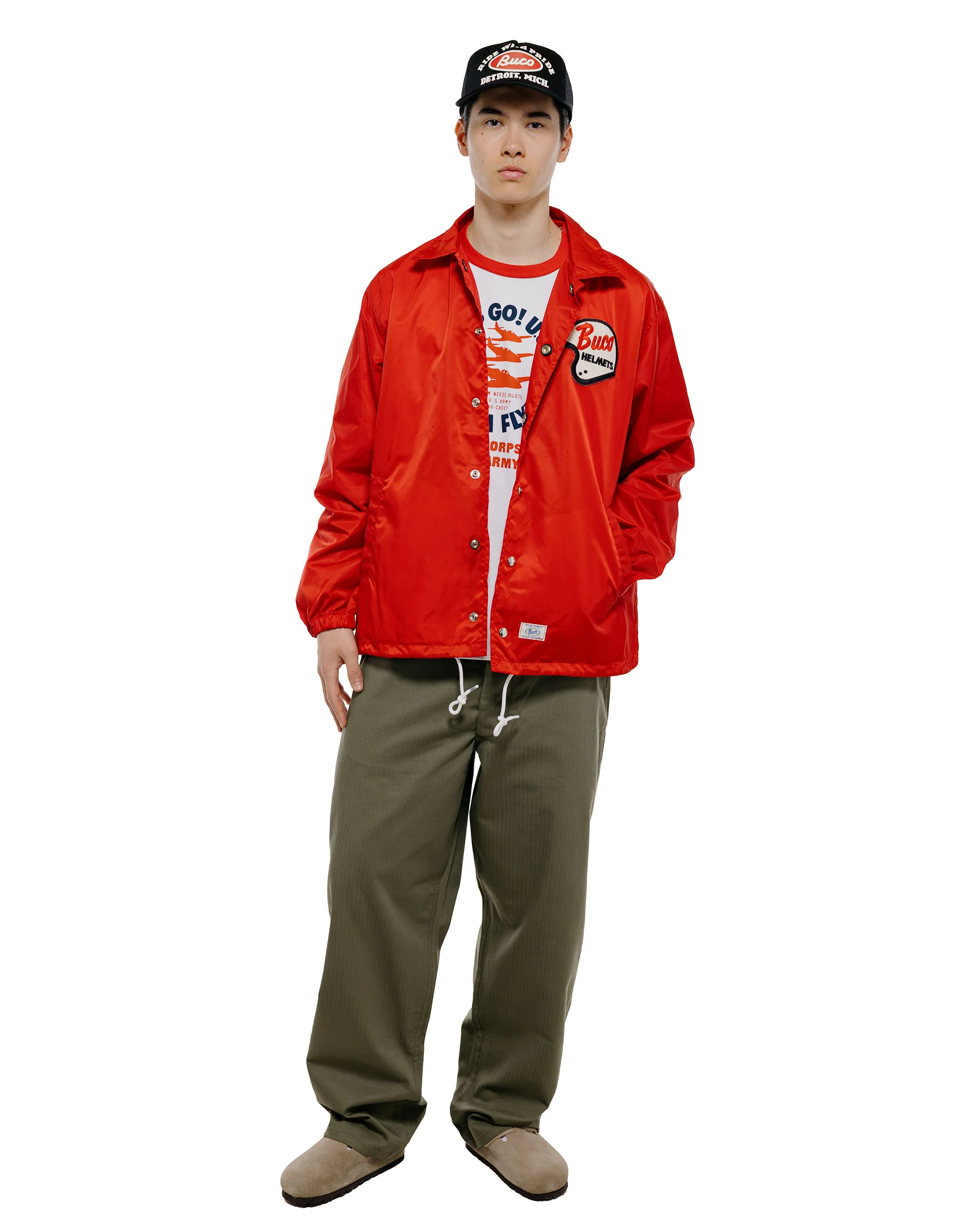 The Real McCoy's MP22007 Trousers, Utility N-3 (Model 220) Olive - Image 5